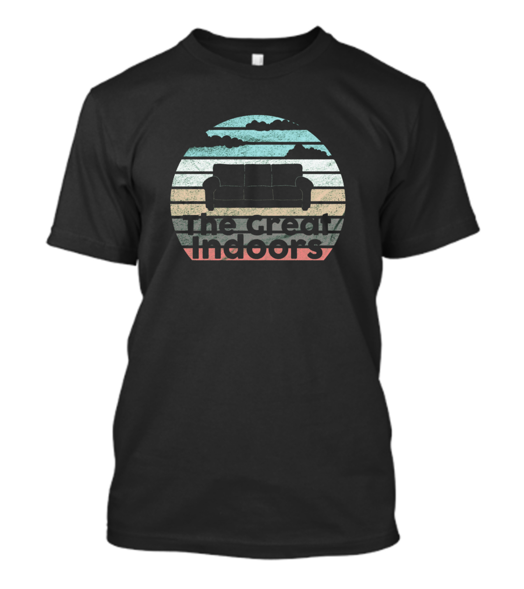 The Great Indoors Couch Vintage Sunset T-Shirt