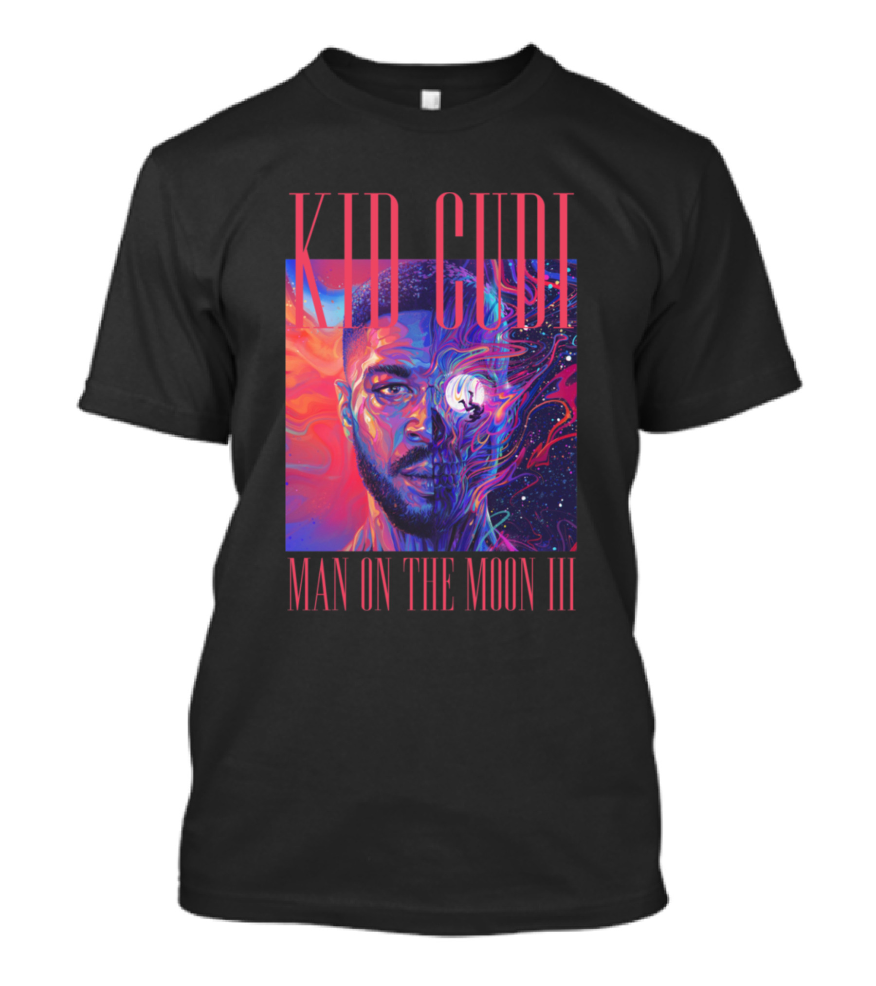 KID CUDI Man On The Moon III Album Cover T-Shirt