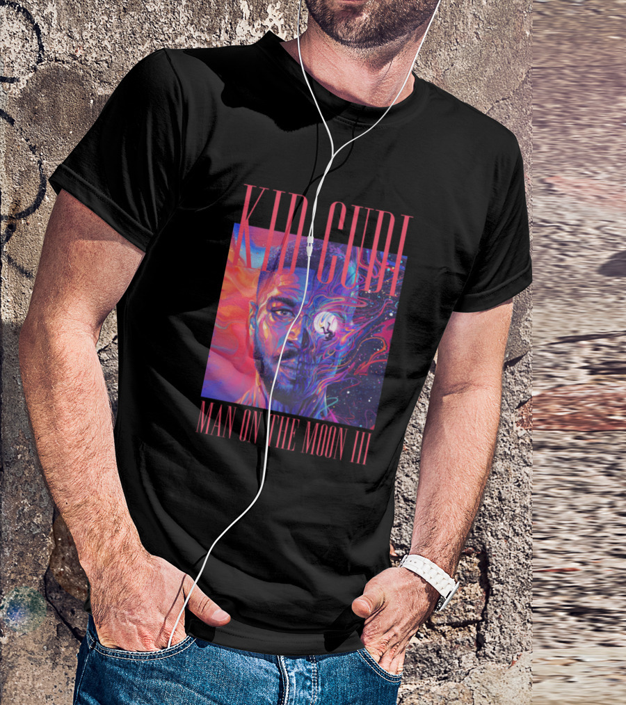 KID CUDI Man On The Moon III Album Cover T-Shirt