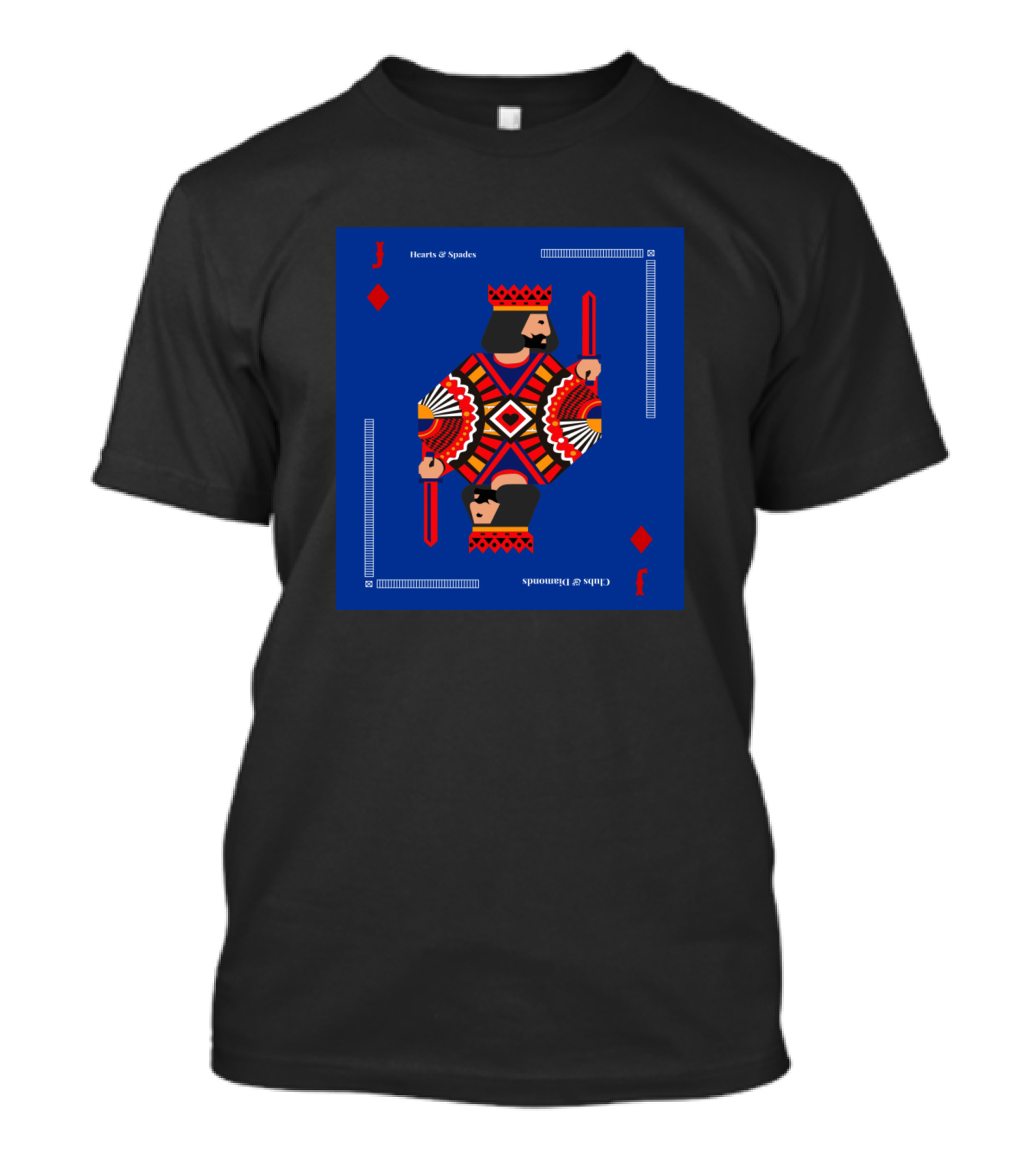 Hearts Of Spades Clubs Of Diamonds King Of Hearts T-Shirt
