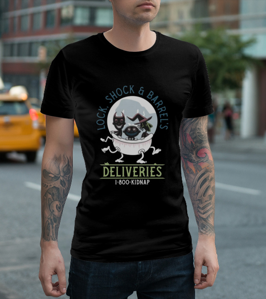 Lock Shock and Barrel's Deliveries 1-800-Kidnap T-Shirt