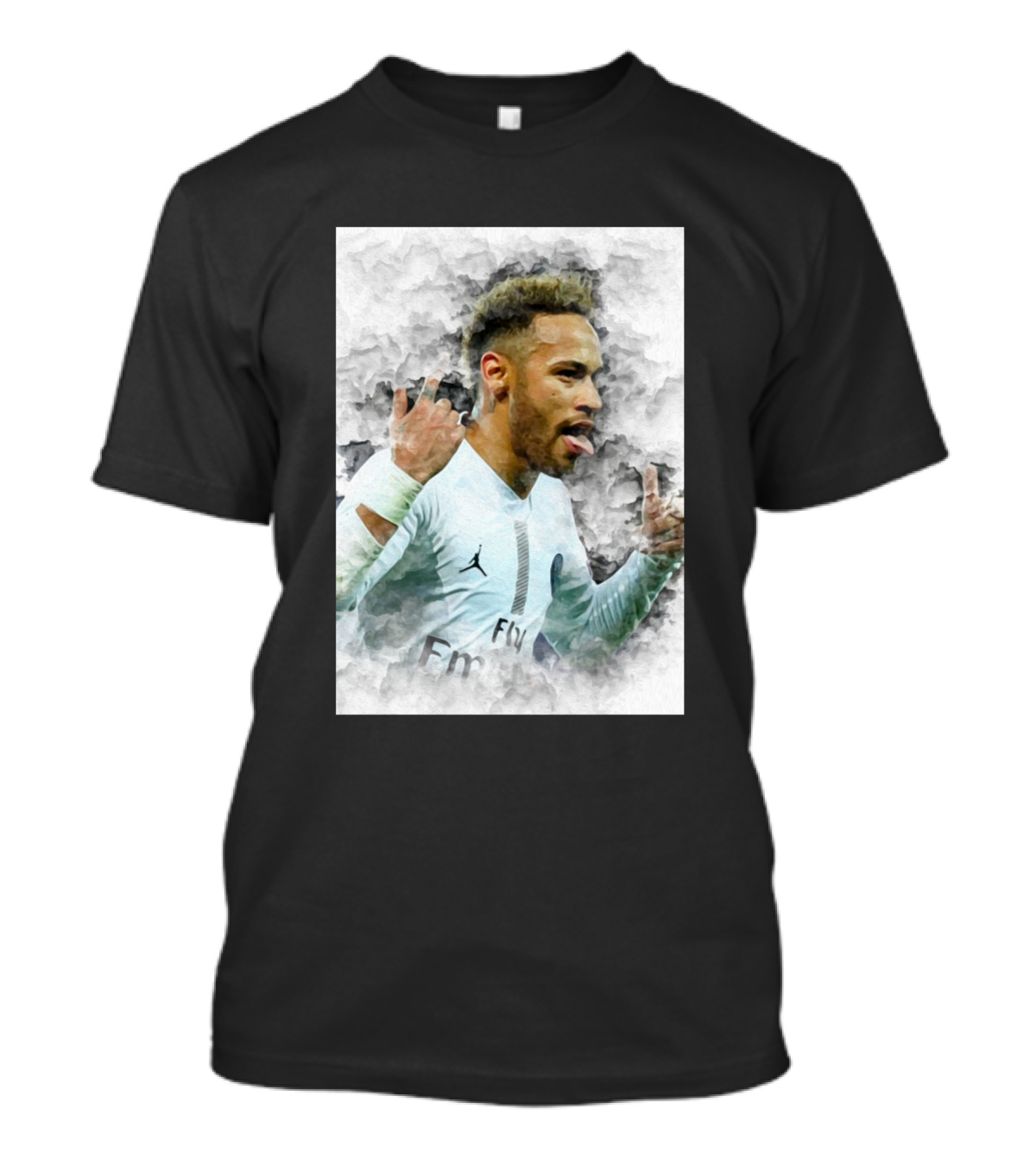 Neymar PSG Jordan Brand Collaboration Football T-Shirt