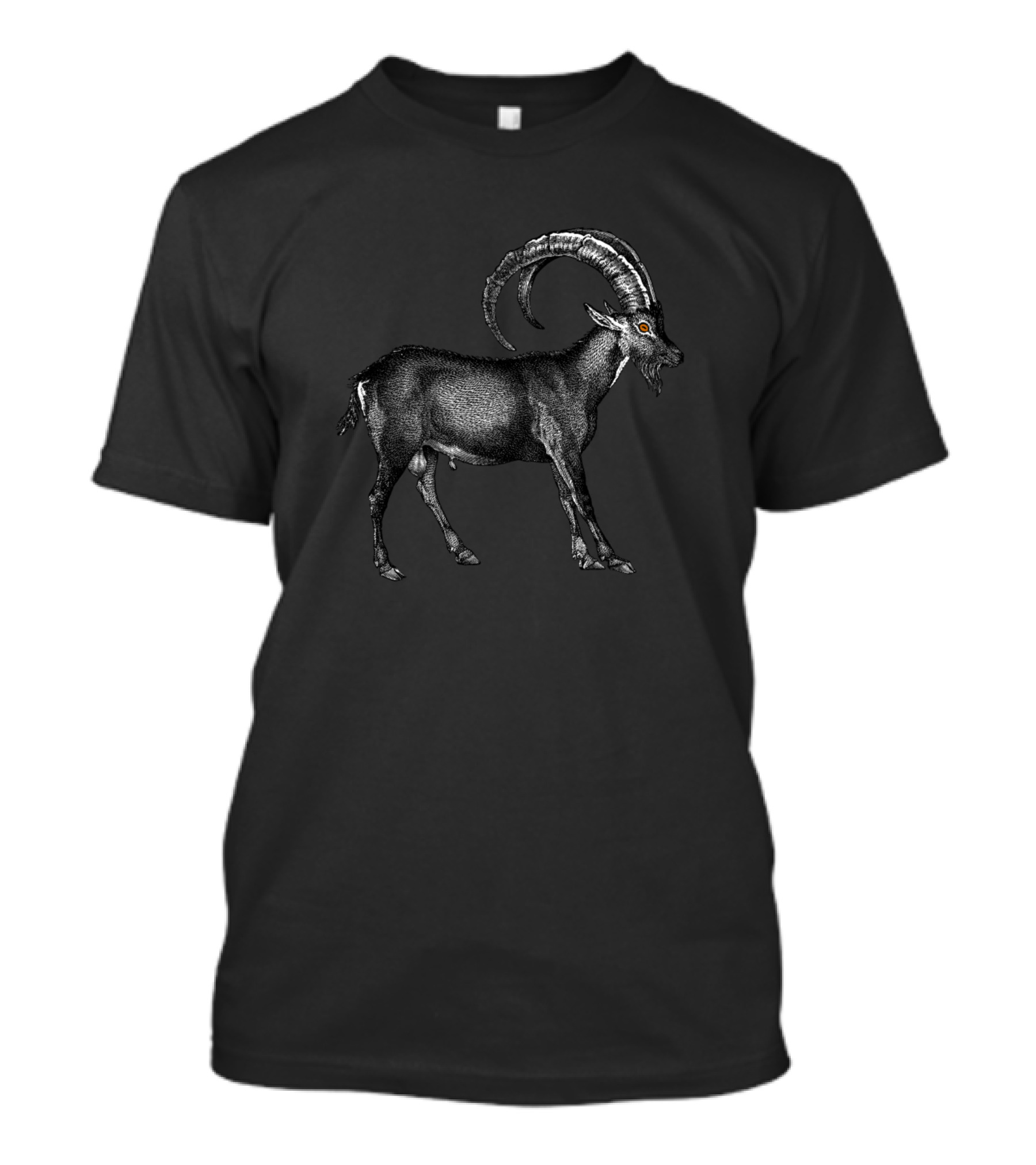 Philip Goat With Majestic Curved Horns T-Shirt