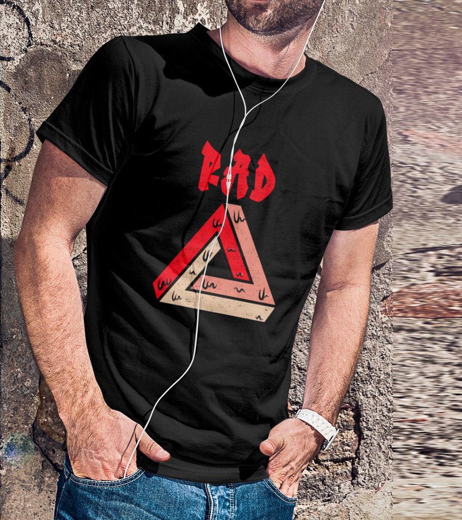 Rad Retro Dripping Triangle T-Shirt