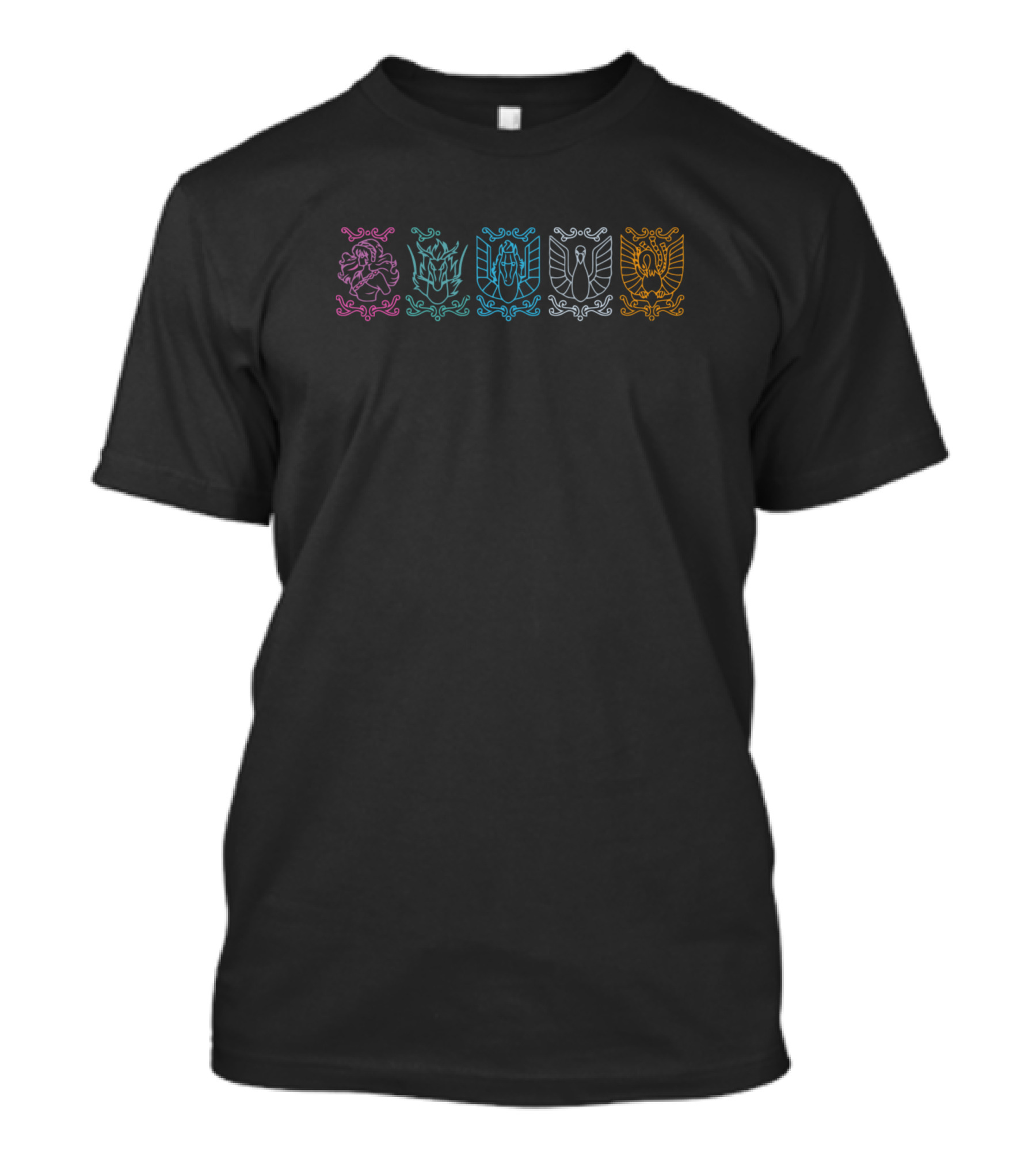 Saint Seiya Zodiac Symbols Box Set T-Shirt