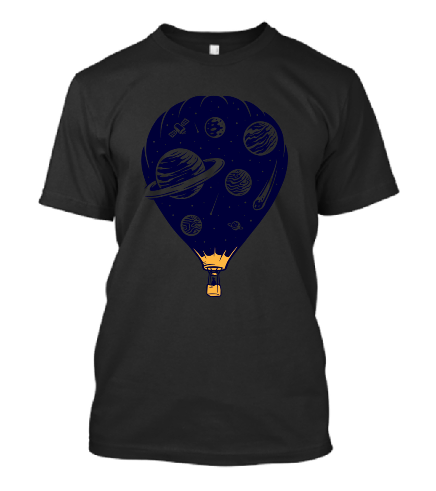 Space Exploration Planets Balloon Galaxy Adventure T-Shirt
