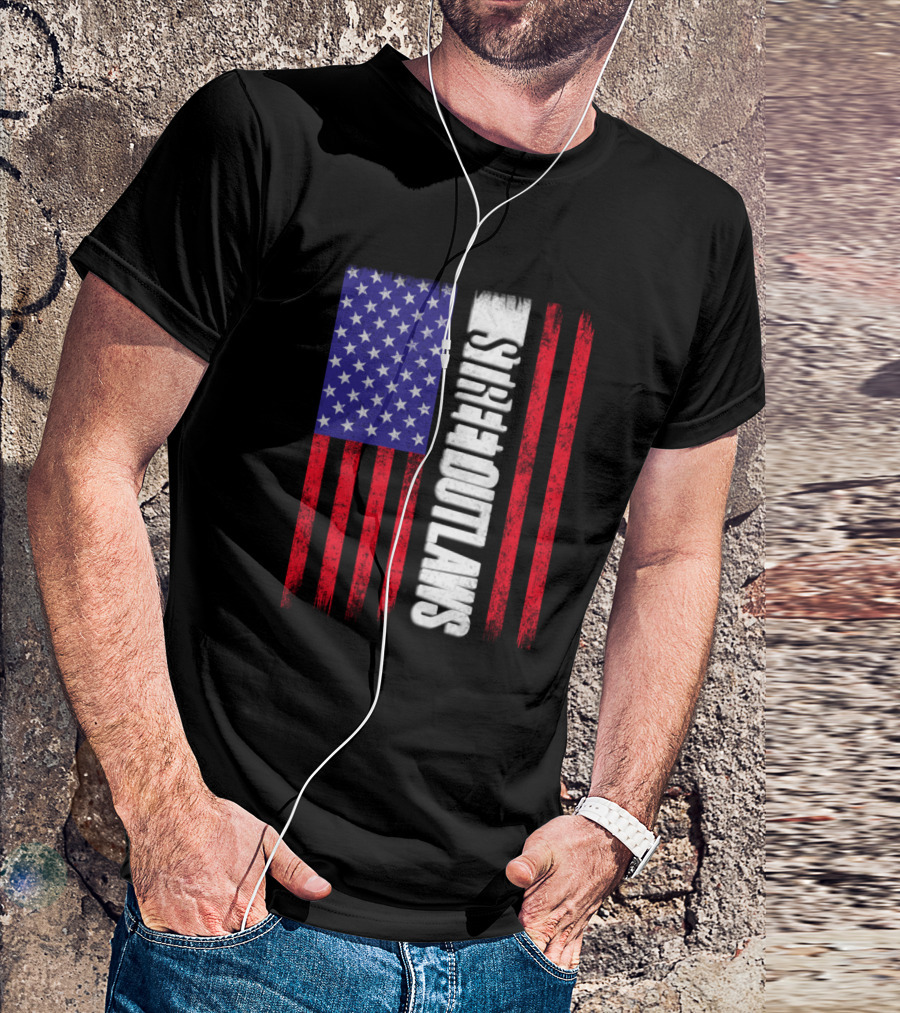 Street Outlaws American Flag T-Shirt