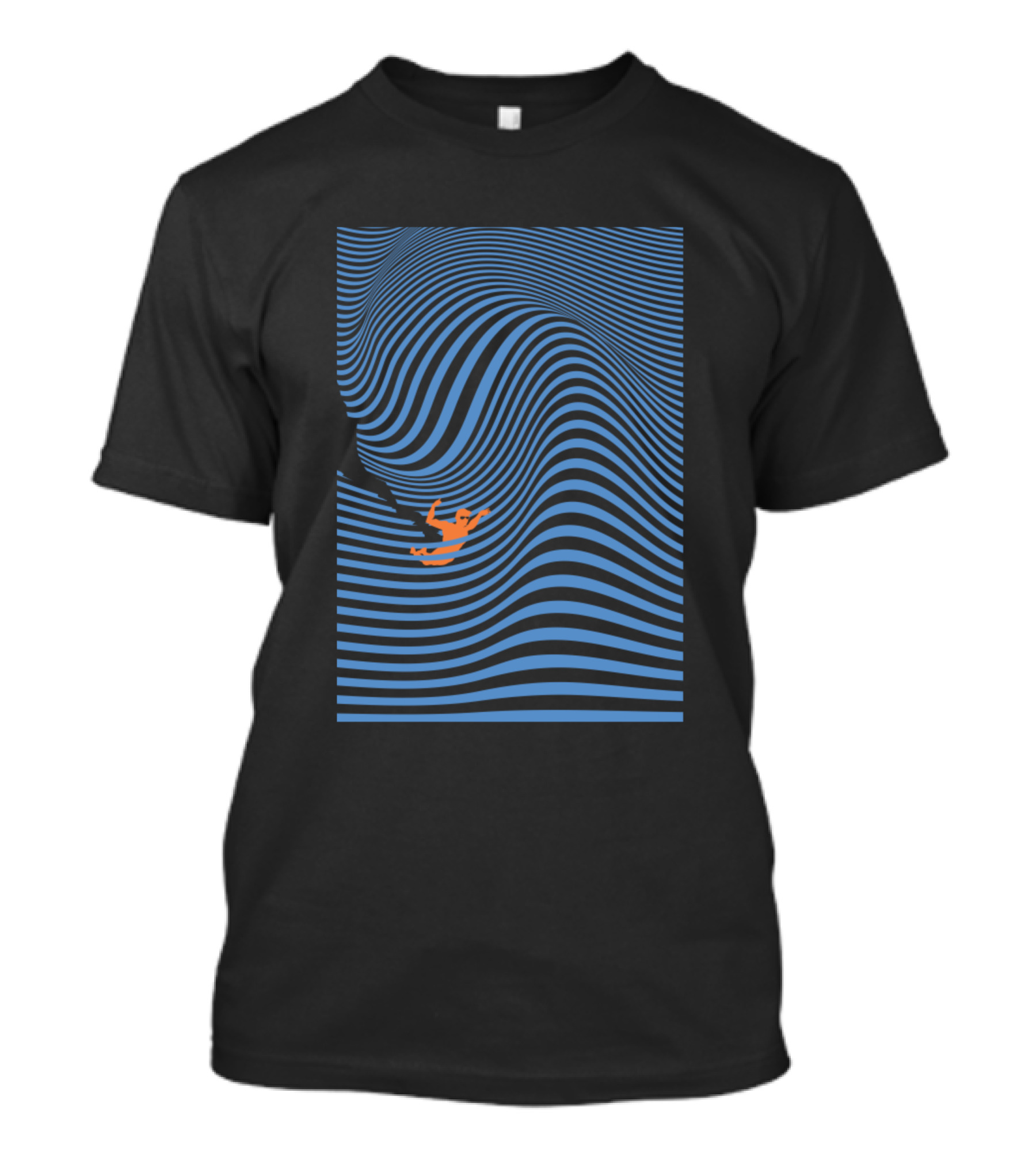 Swimming Lover Water Sport Racing Waves Swimmer T-Shirt