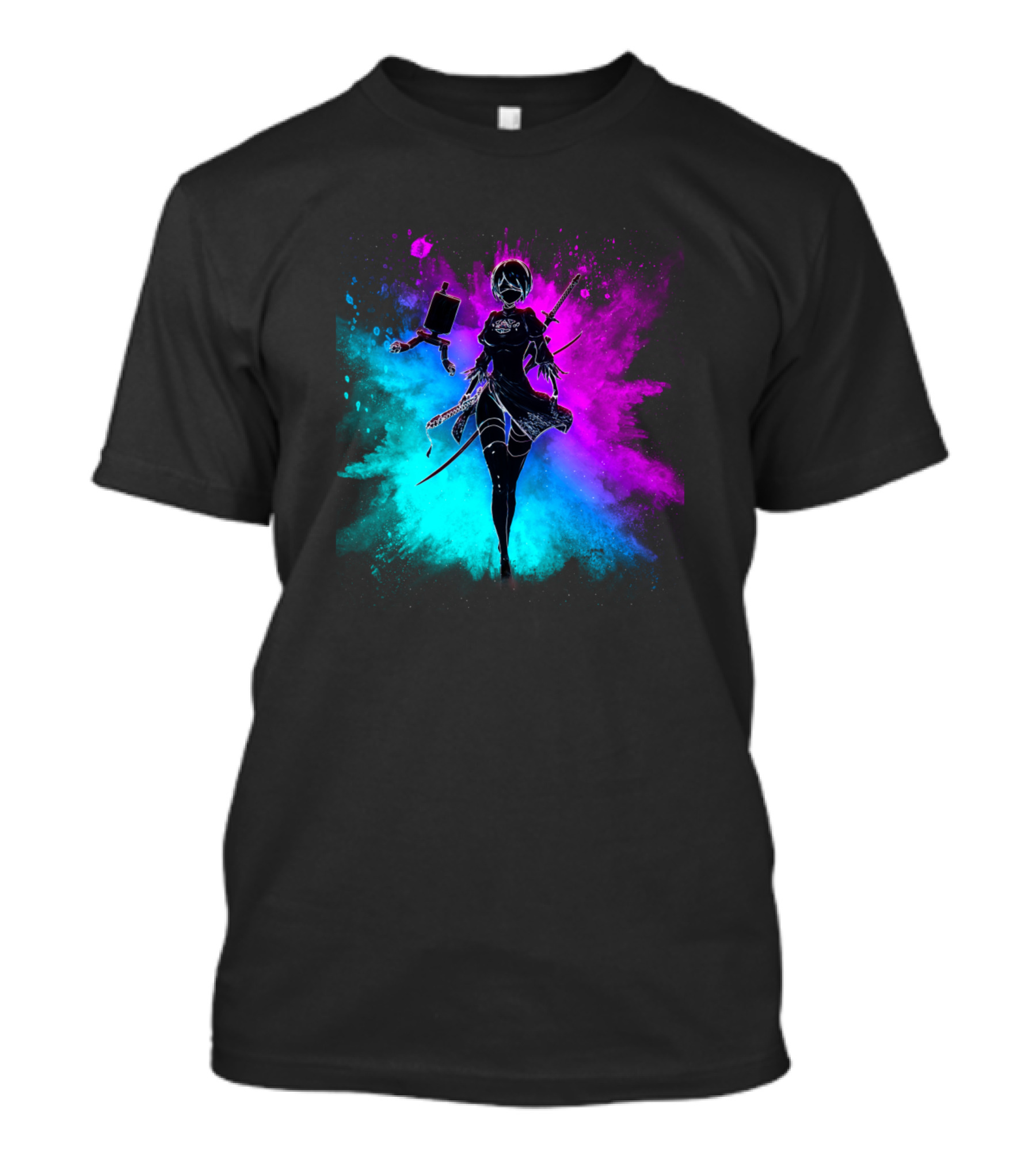 Yorha 2B Splash Art Nier Automata T-Shirt