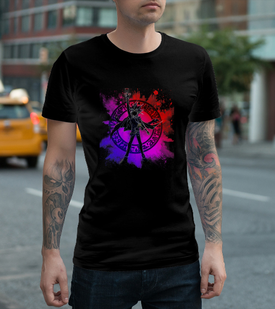 Yugi Mutou Magic Circle Duelist Stance T-Shirt