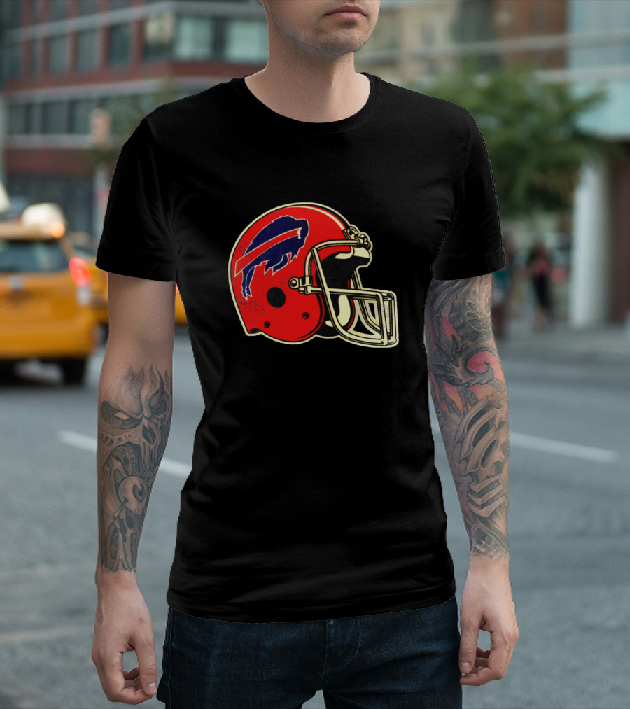 Buffalo Bills Football Helmet T-Shirt