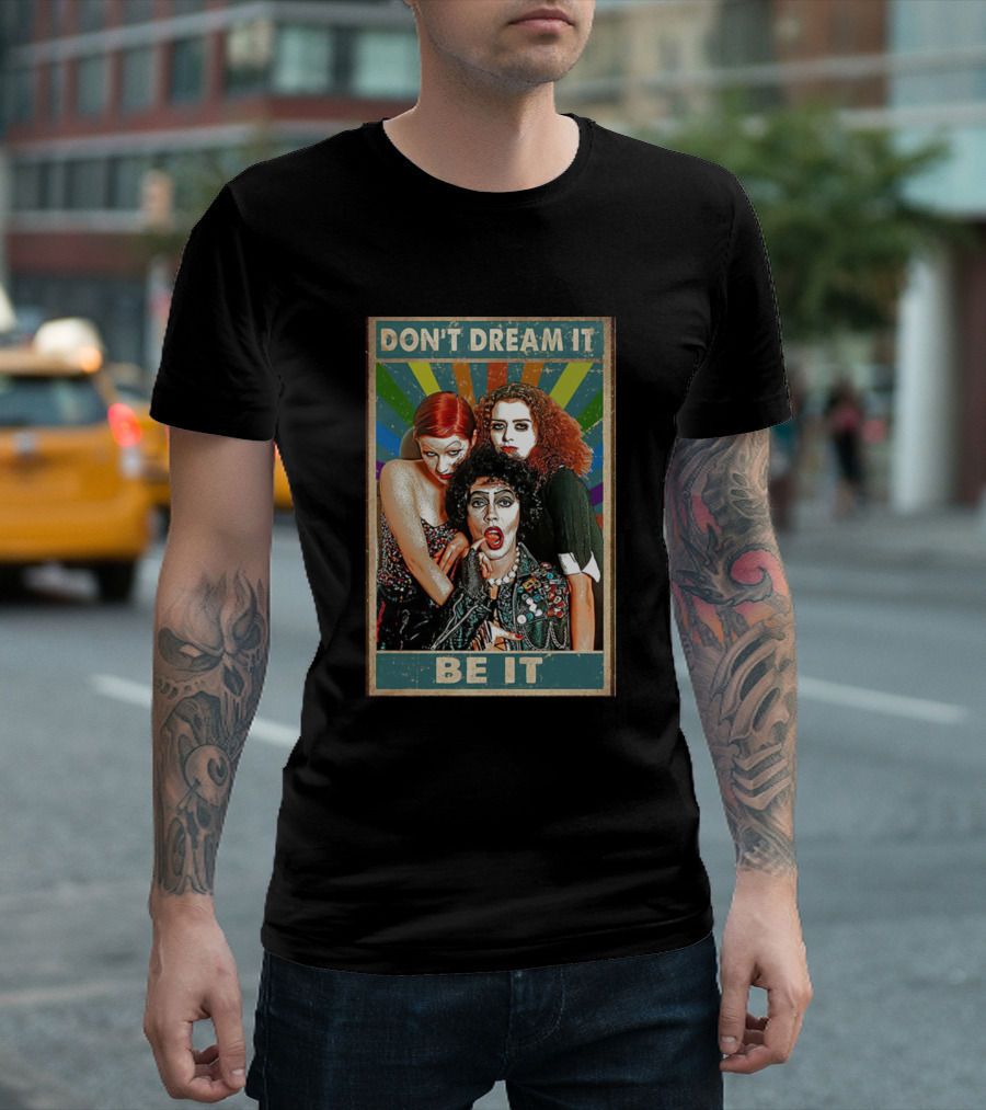 Rocky Horror Picture Show Don't Dream It Be It Frank-N-Furter Trio T-Shirt