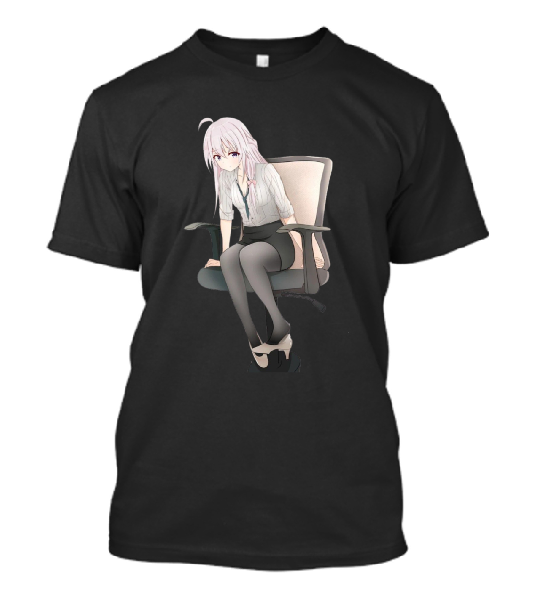 Elaina Wandering Witch The Journey Of Elaina Anime Character Sitting On Chair T-Shirt