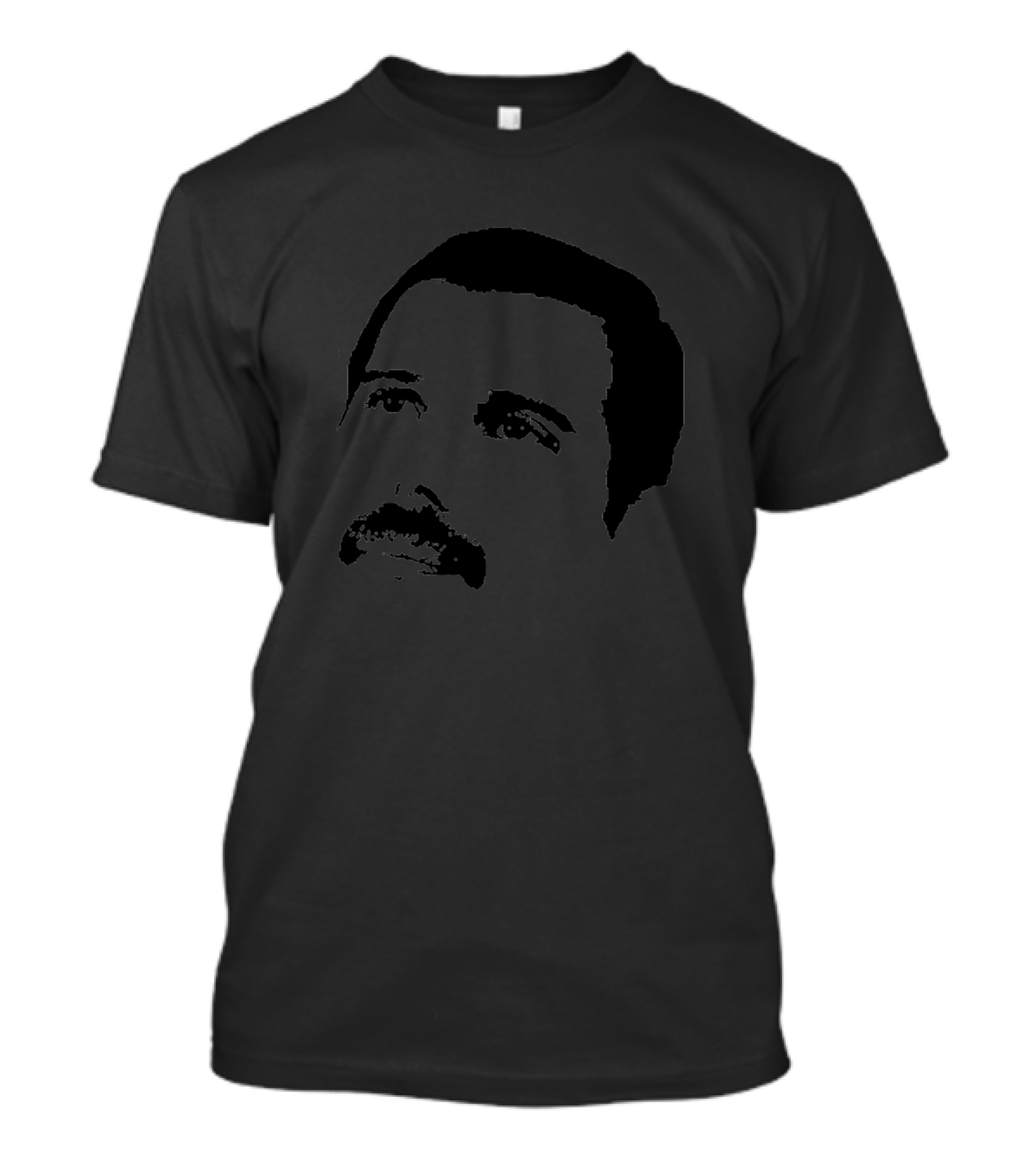 Freddie Mercury Iconic Black And White Silhouette Profile T-Shirt