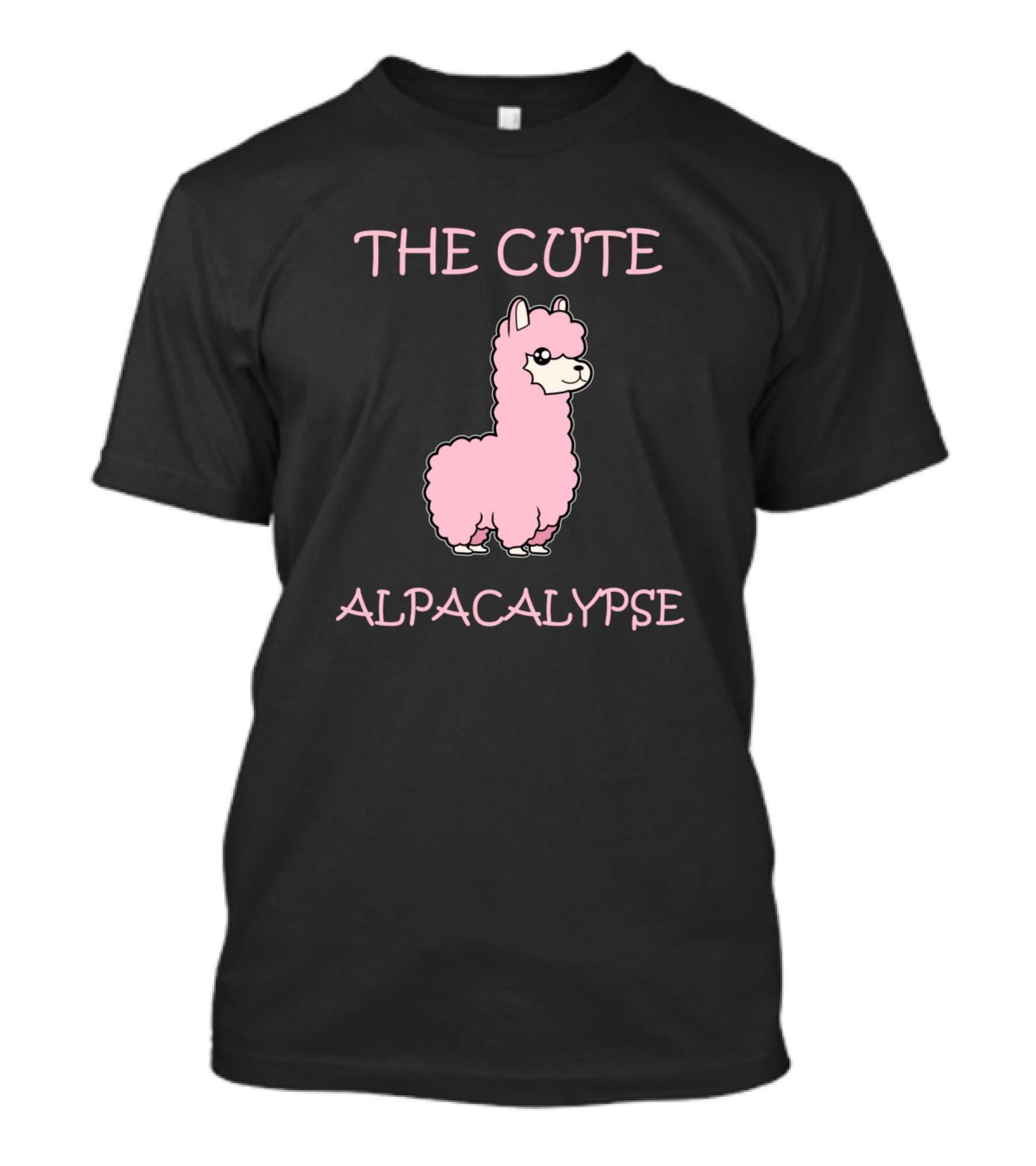 The Cute Alpocalypse Funny Alpaca Llama T-Shirt