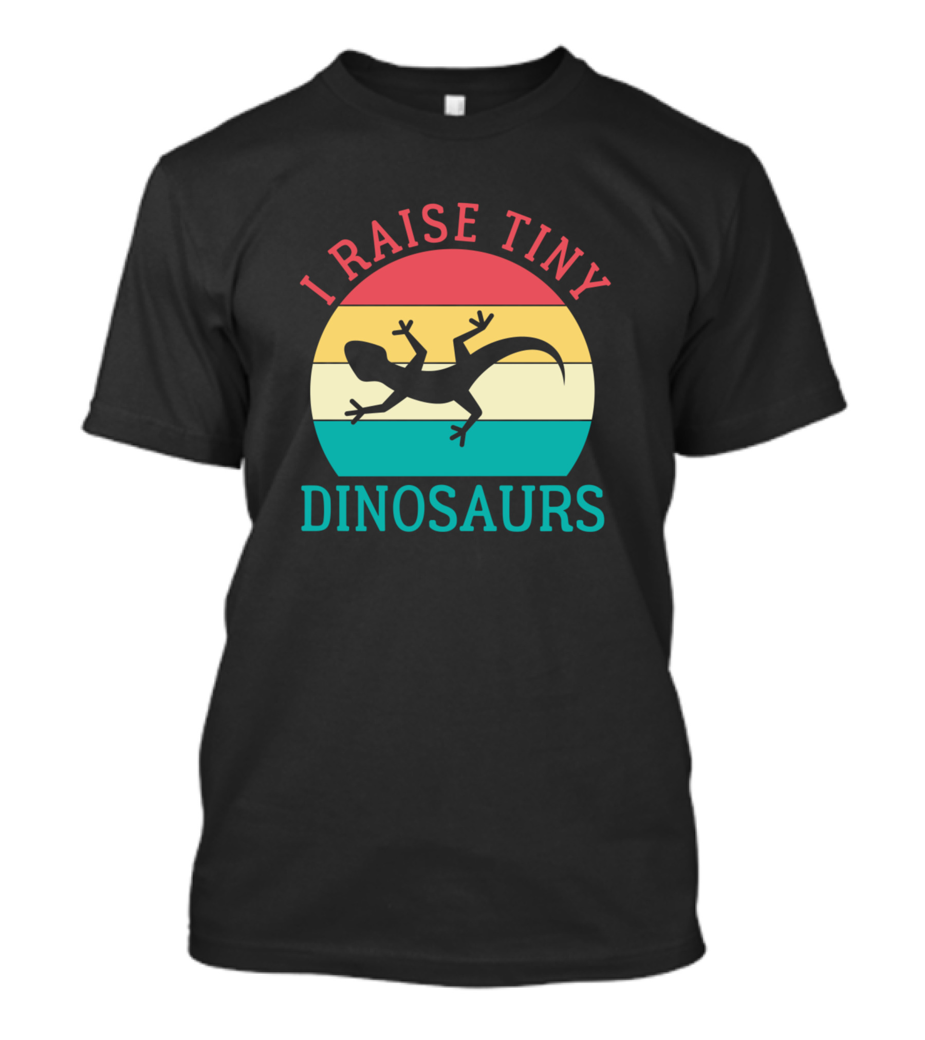 I Raise Tiny Dinosaurs Retro Lizard T-Shirt