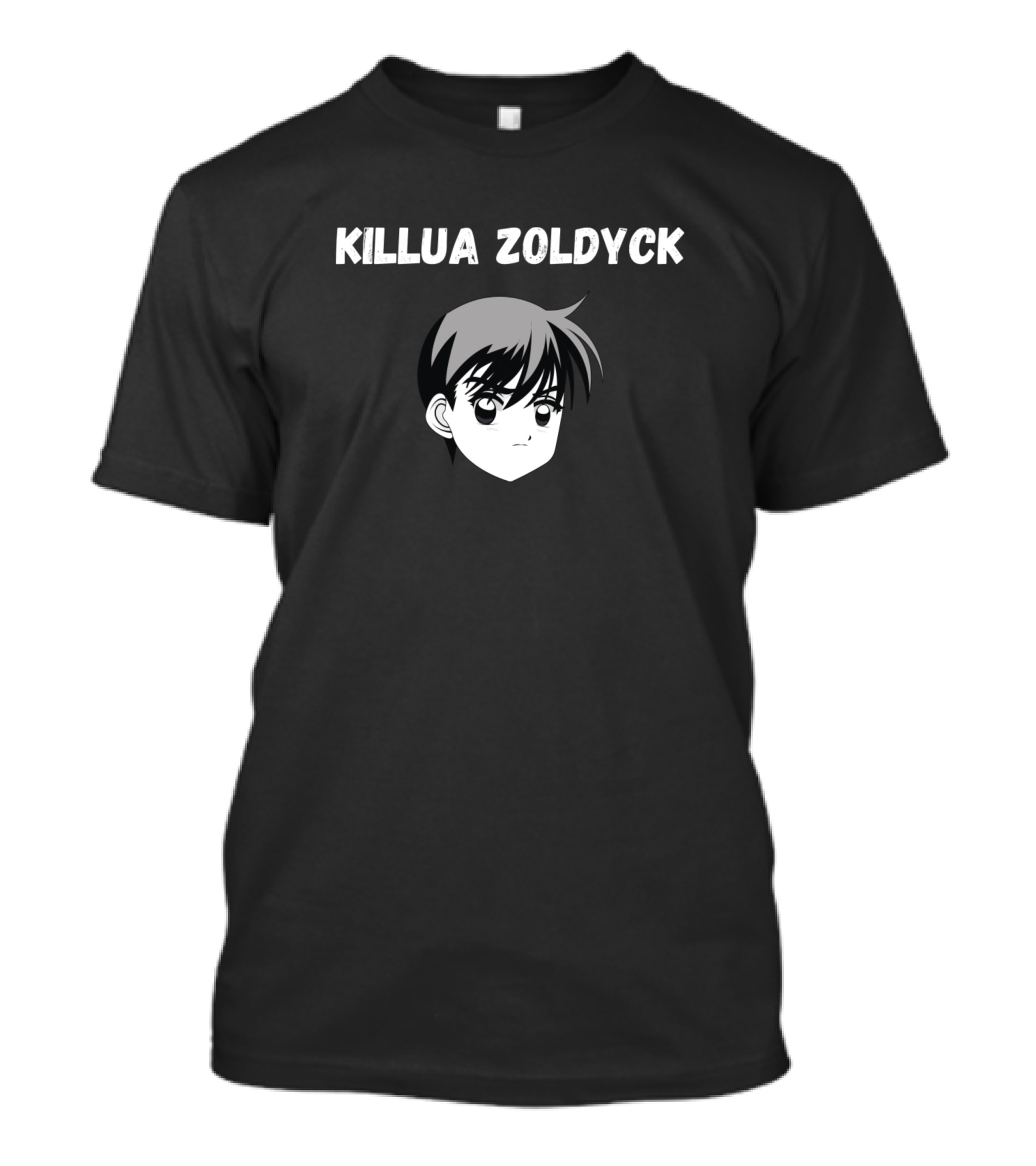 Killua Zoldyck Hunter X Hunter Anime Character Face T-Shirt