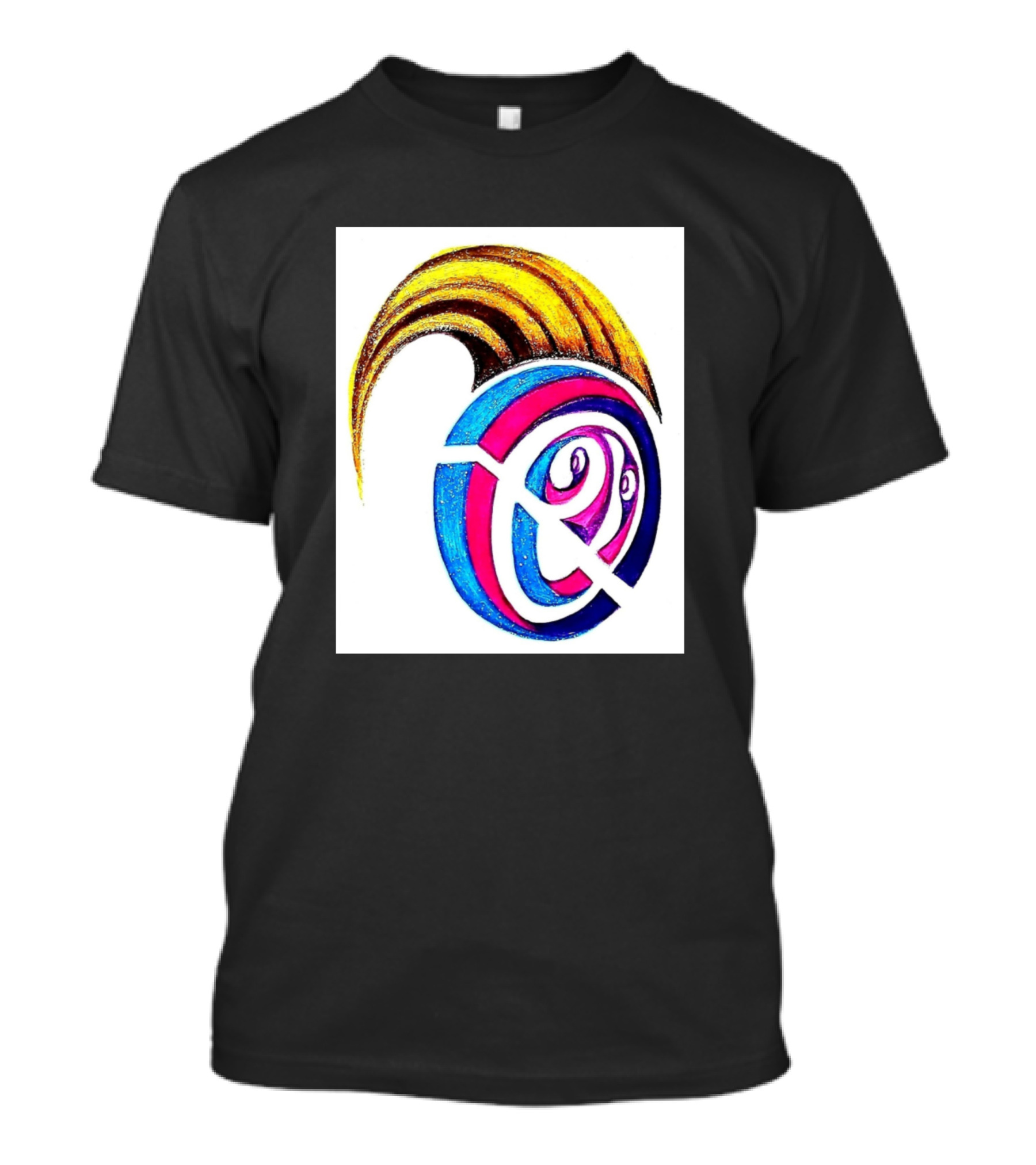 Masculine Feminine Pop Art Abstract T-Shirt
