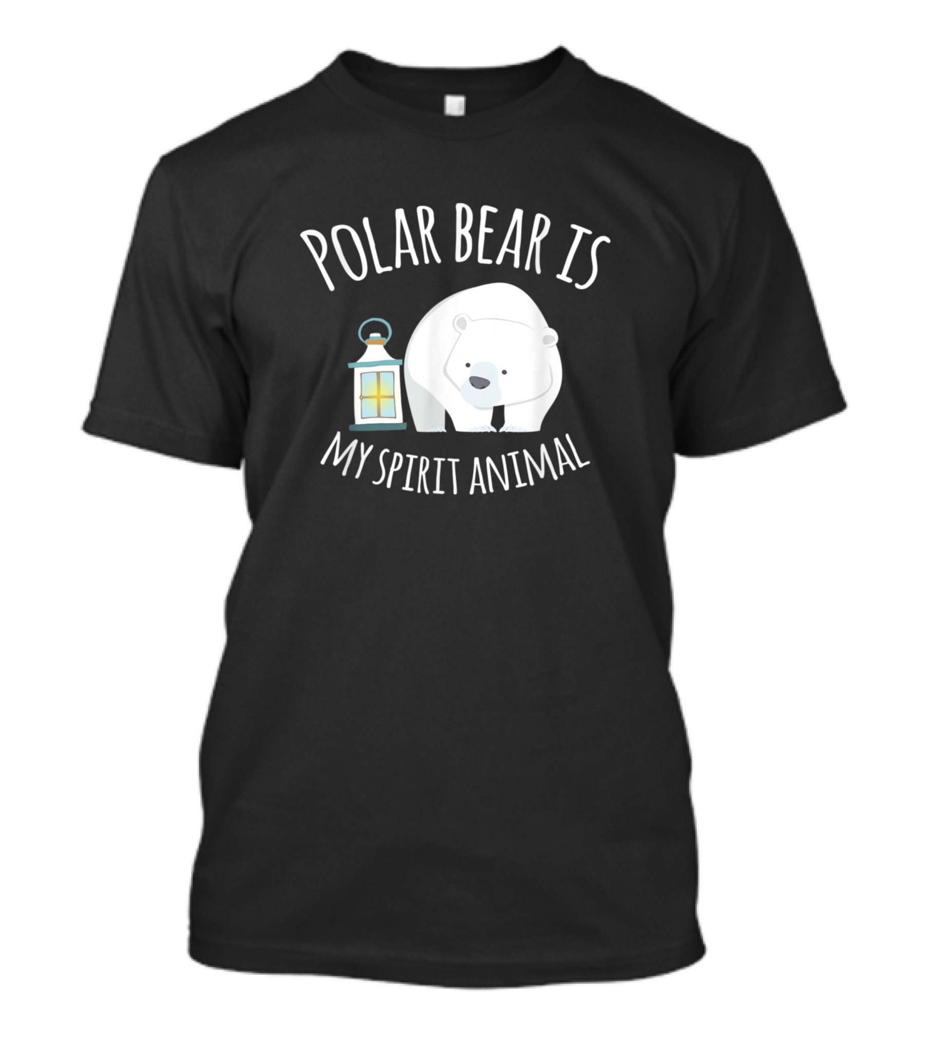Polar Bear Is My Spirit Animal Lantern Ice Bear T-Shirt