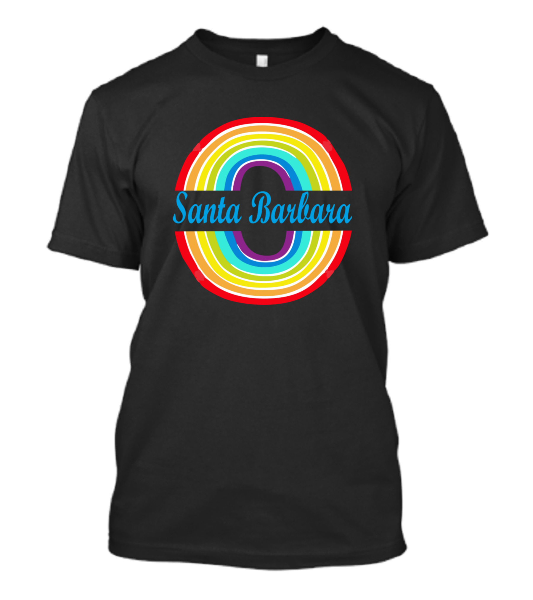 Santa Barbara Rainbow O T-Shirt