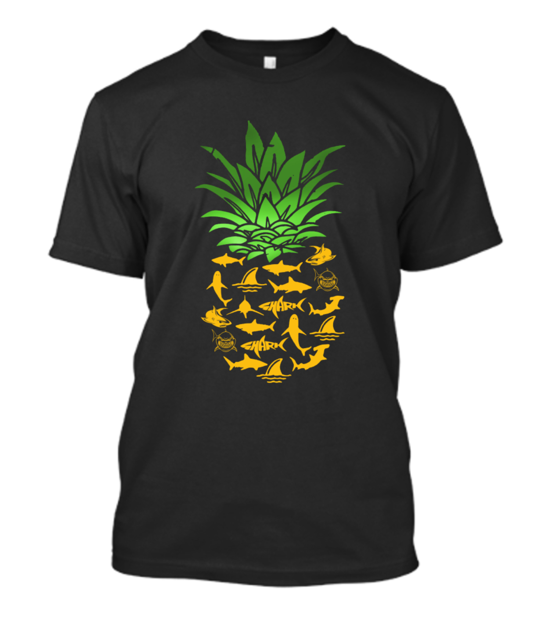 Shark Pineapple Tropical Encounter T-Shirt