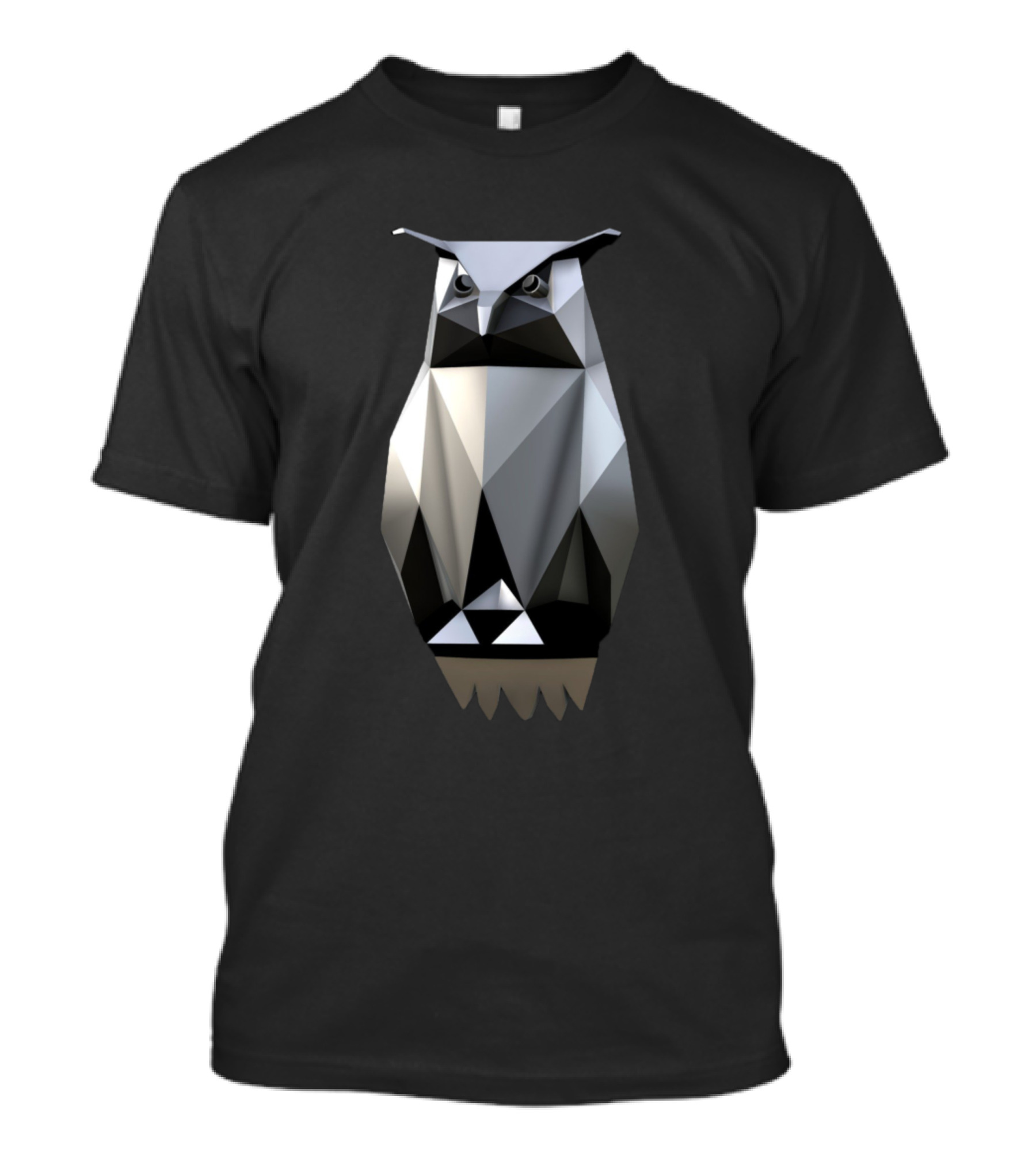 Tesla Cybertruck Polygonal Owl T-Shirt
