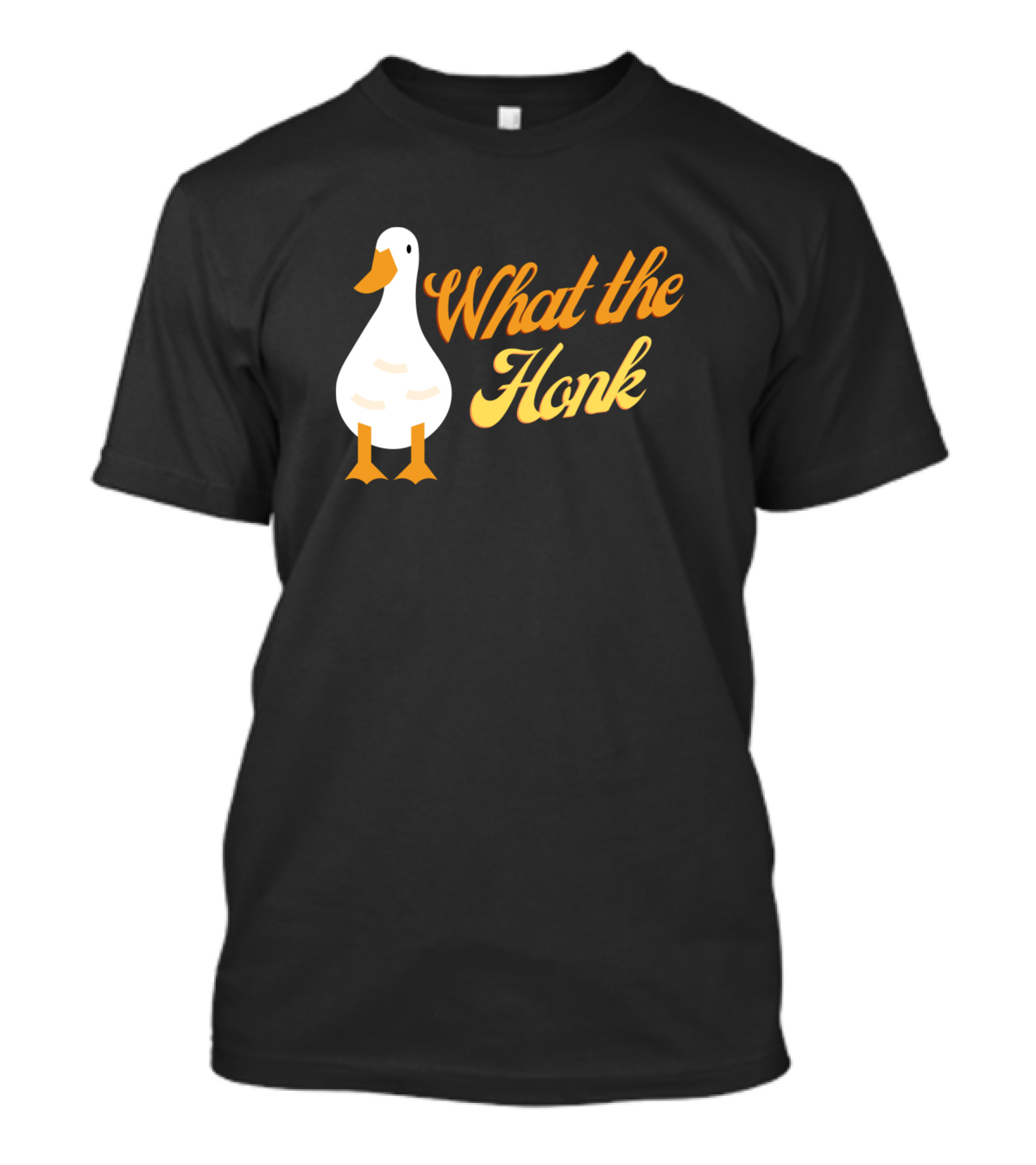 What The Honk Goose Playful Phrase T-Shirt