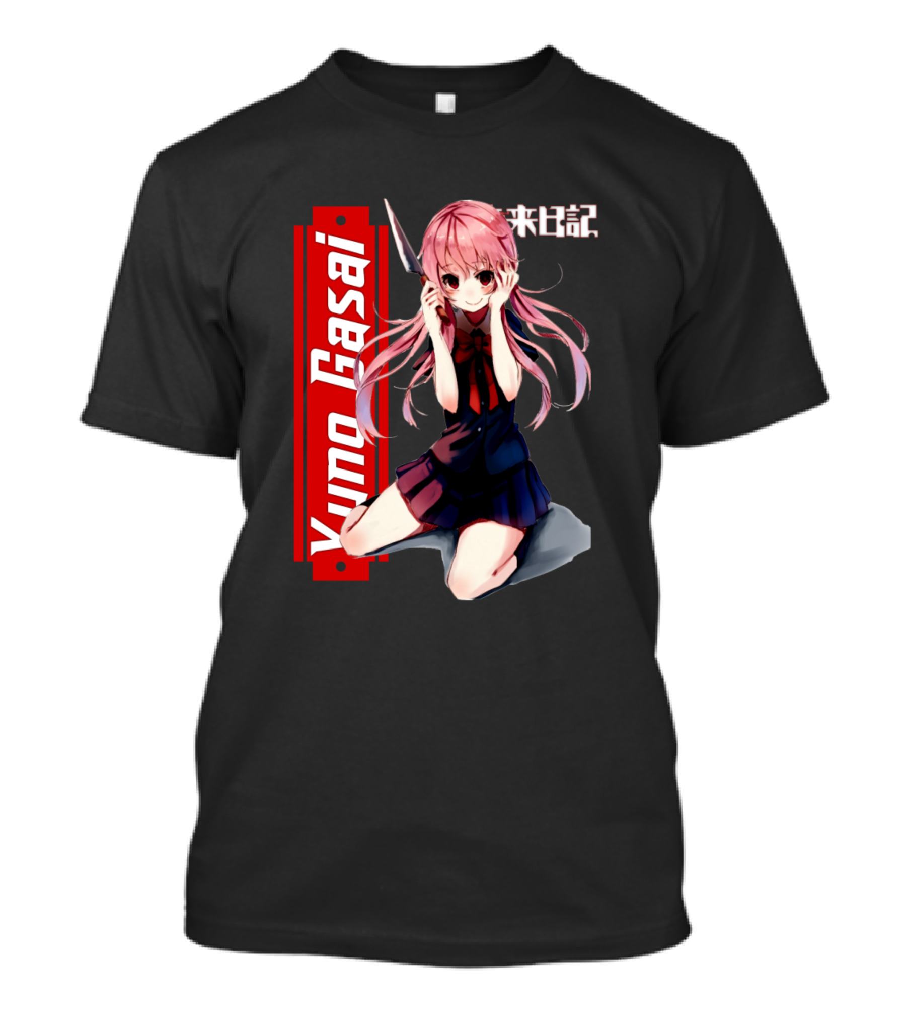 Yuno Gasai Mirai Nikki Knife Scene T-Shirt