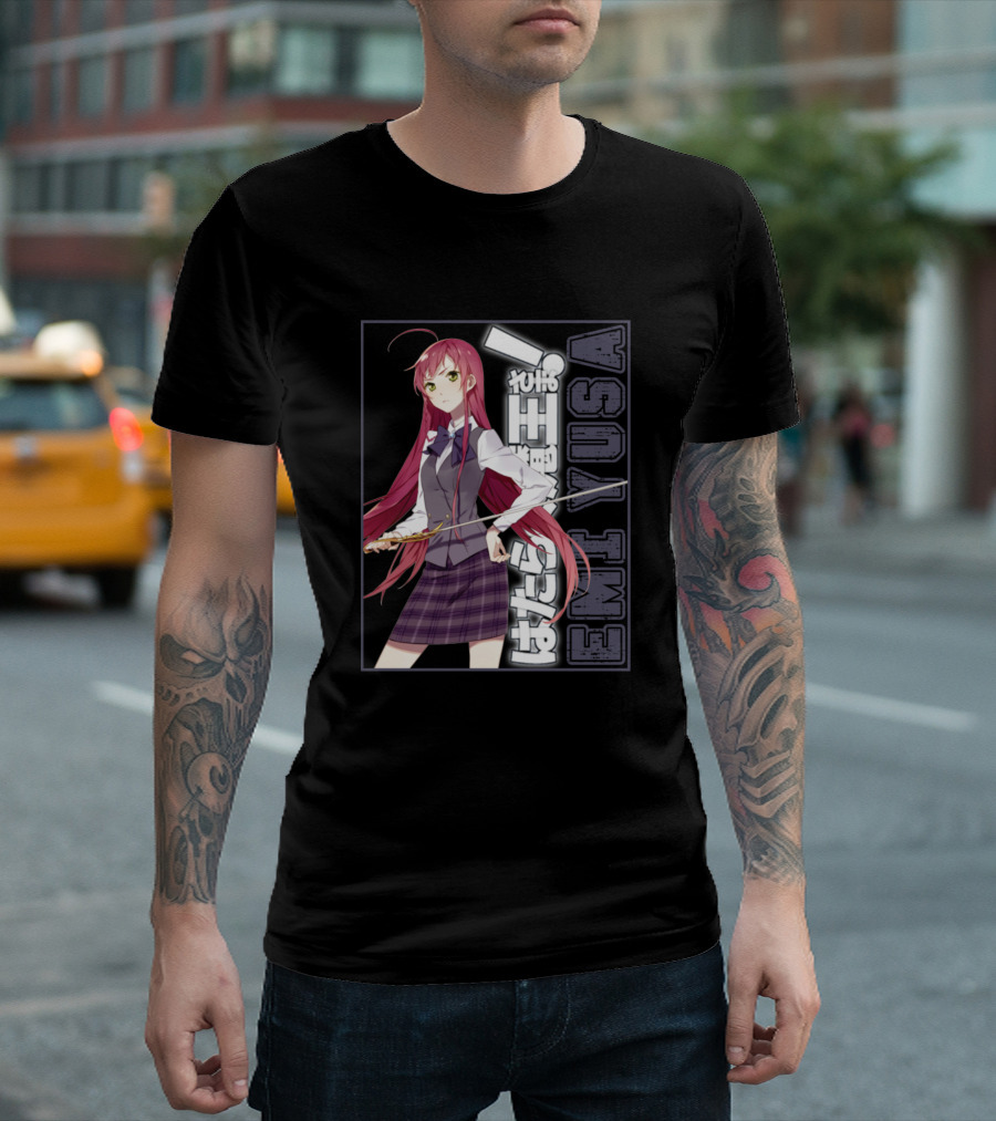 Yusa Emi Hataraku Mao Sama Emi Yusa Character T-Shirt