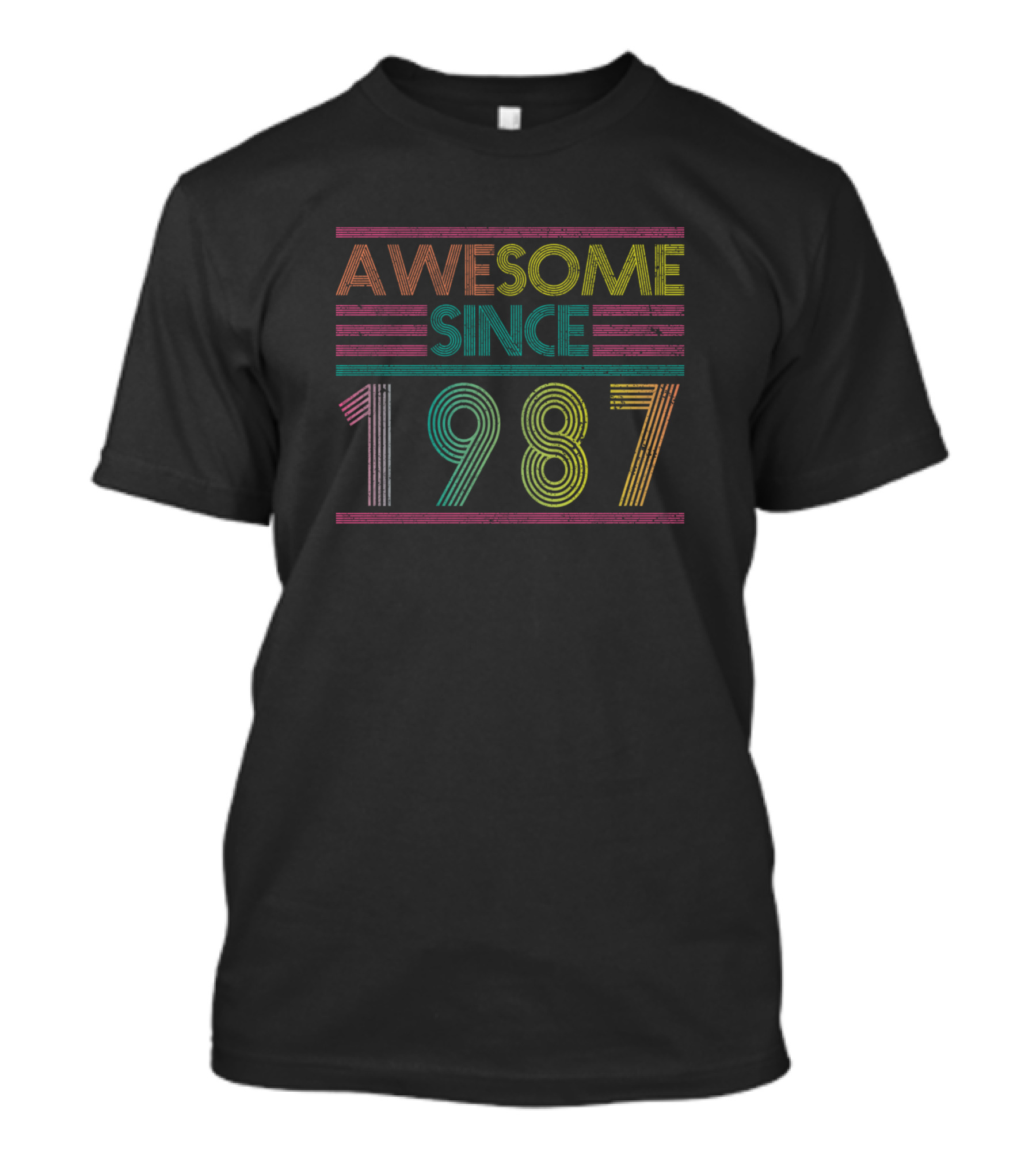Awesome Since 1987 Best Retro Vintage Birthday Year T-Shirt