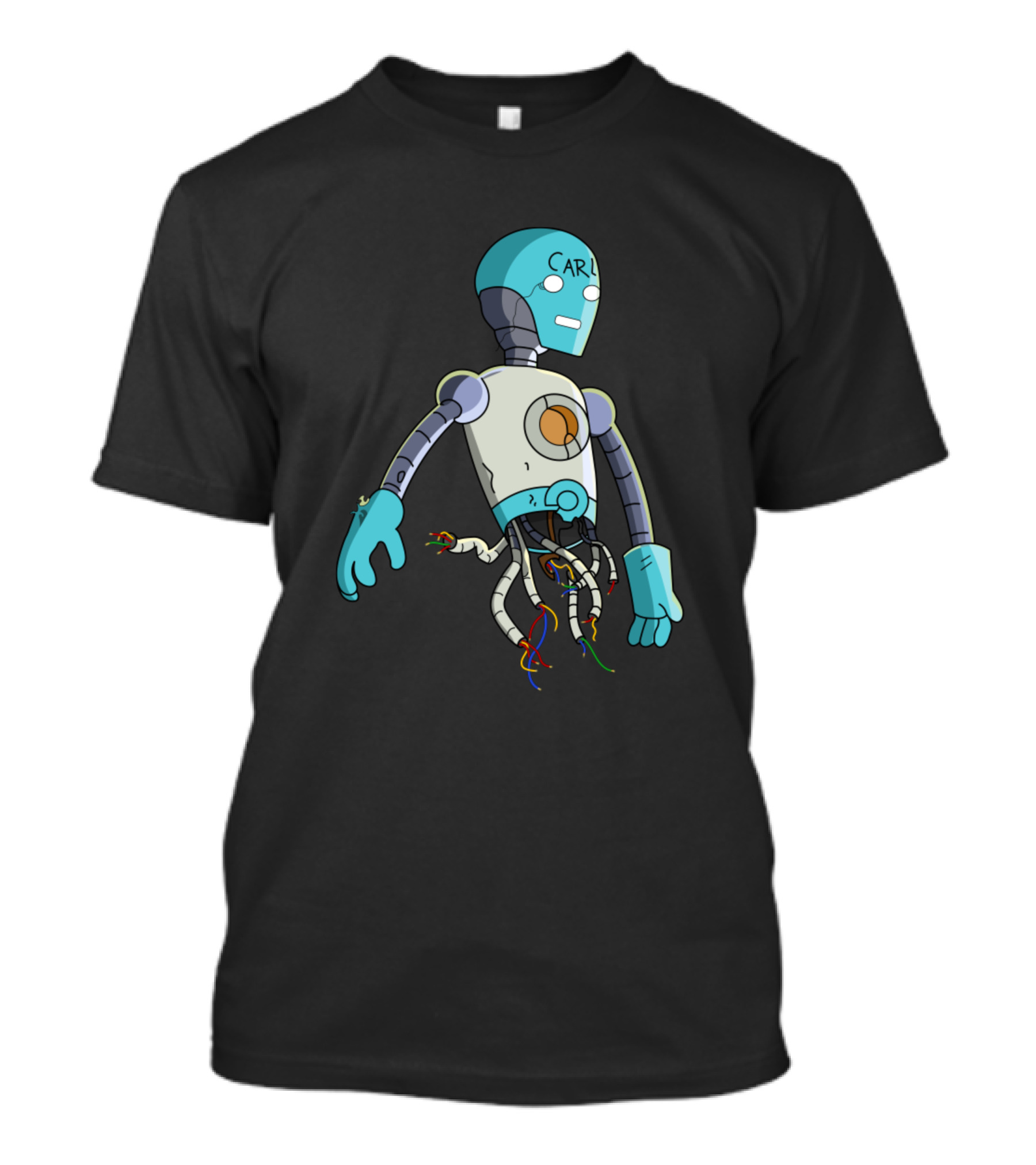Carl Robot With Exposed Wires T-Shirt