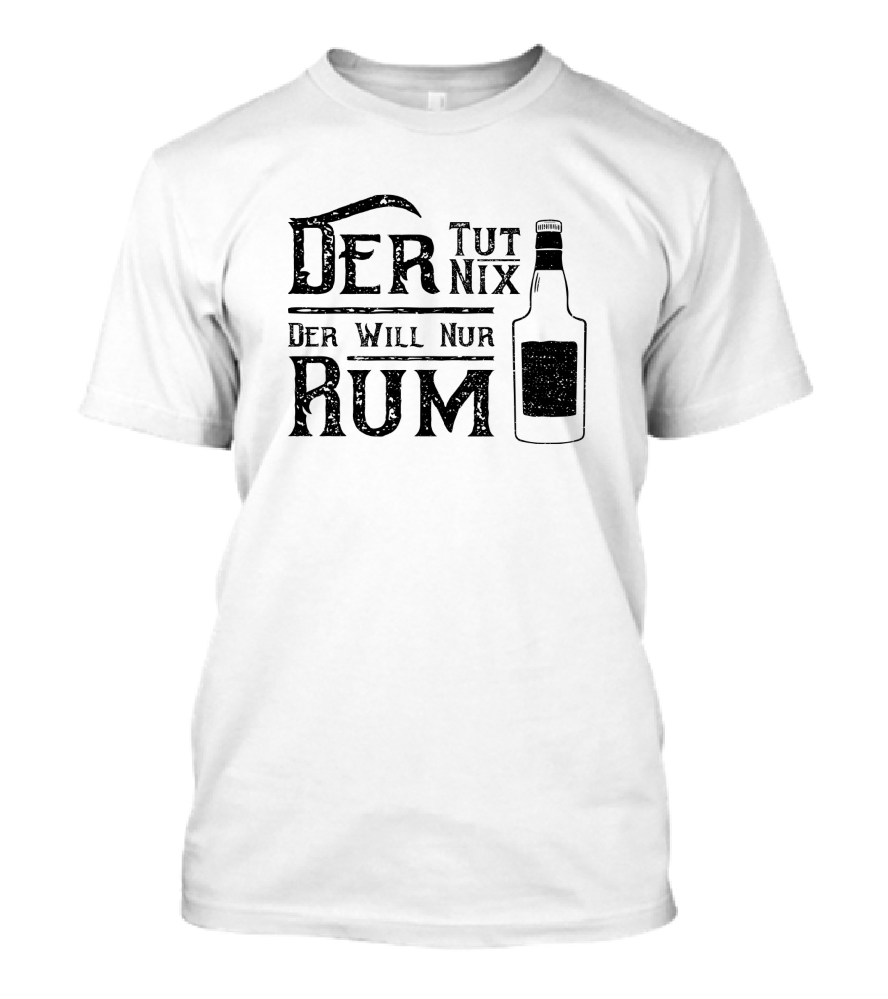 Der Tut Nichts Der Will Nur Rum Bottle T-Shirt
