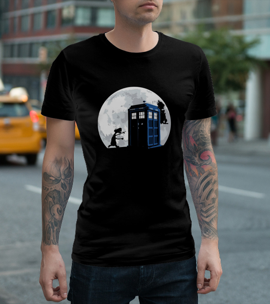 Doctor Phone Home Moon T-Shirt