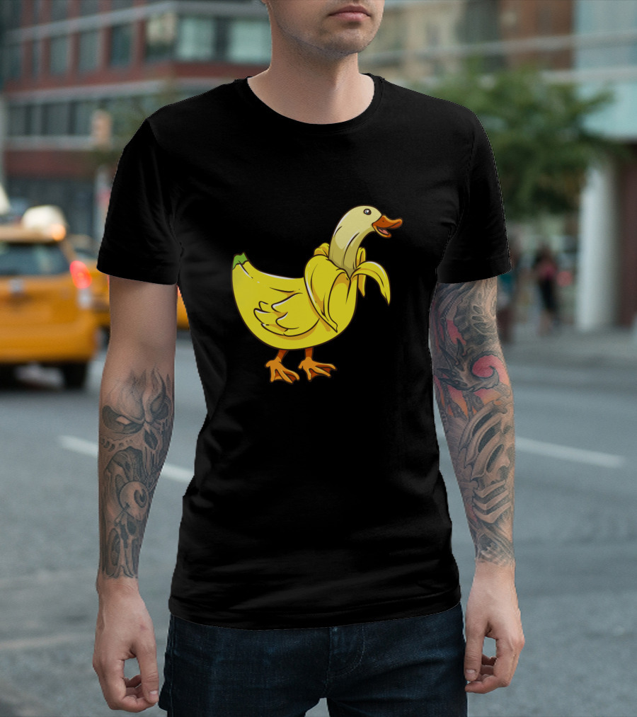 Duck Banana Hybrid Hoose Animal T-Shirt