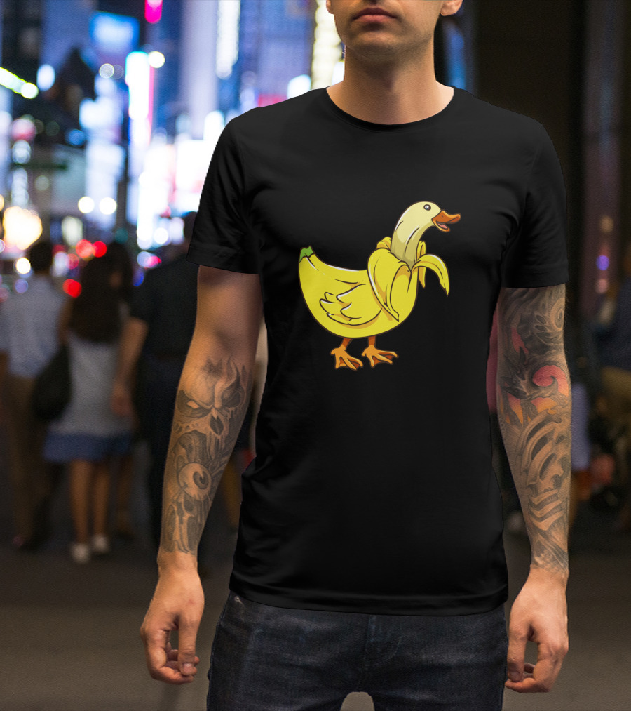 Duck Banana Hybrid Hoose Animal T-Shirt
