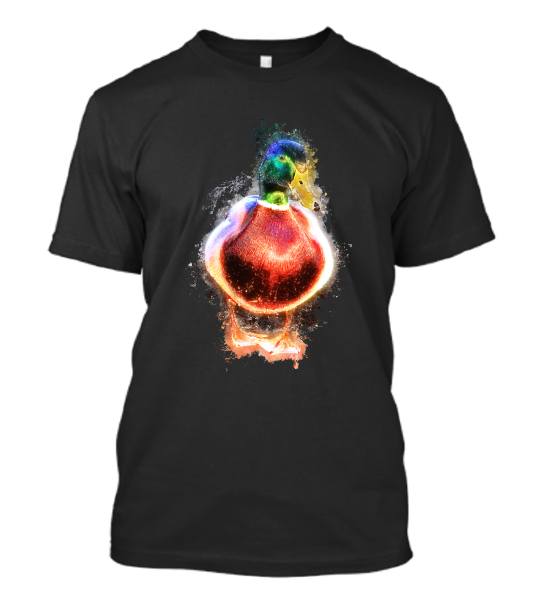 Radiant Duck Drake Glowing Hoose Animal T-Shirt