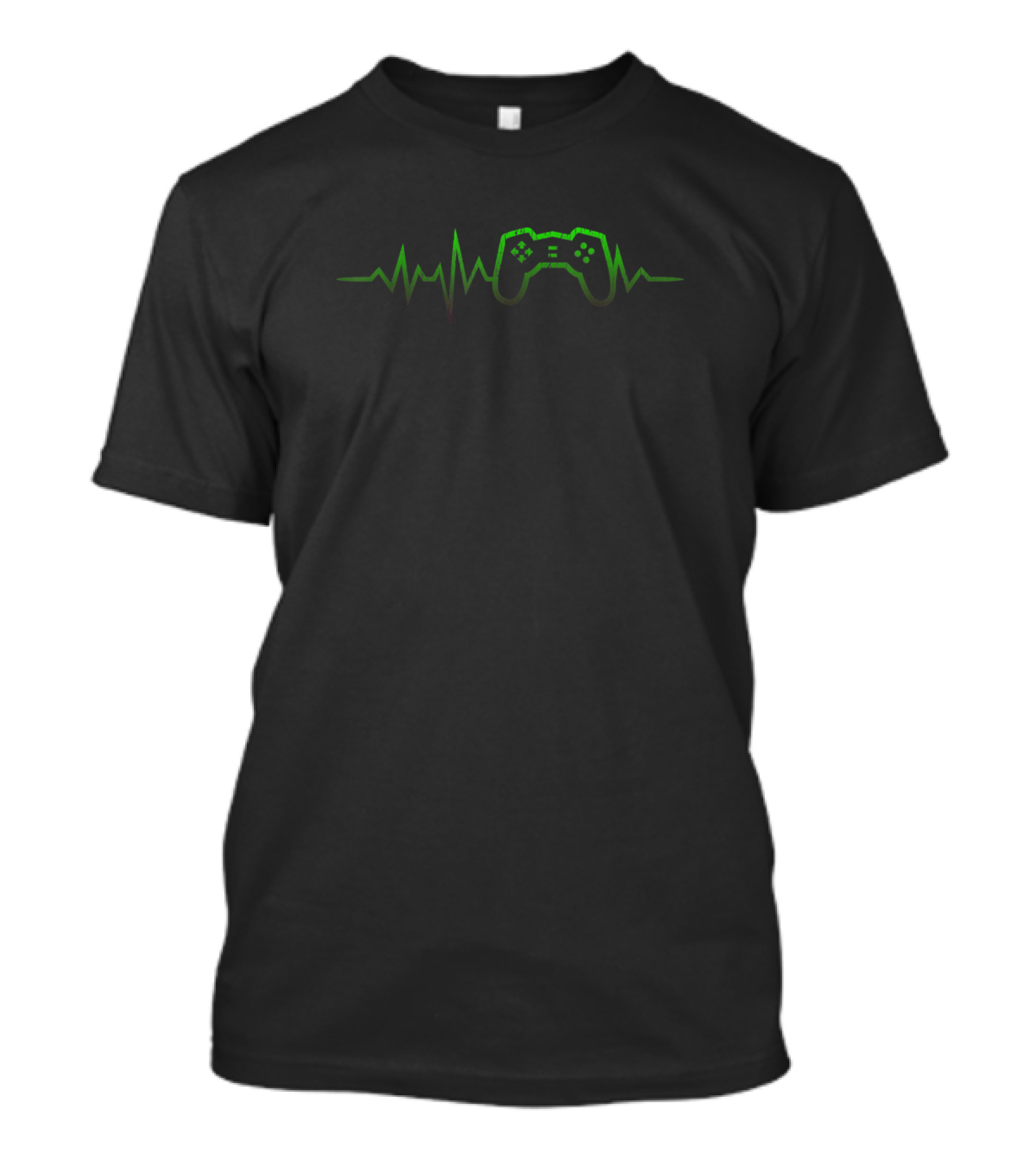 Gamer Heartbeat Controller Icon Video Game Lover T-Shirt