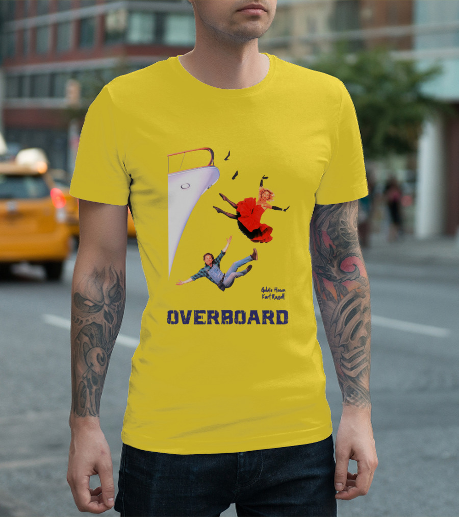 Overboard 1987 Goldie Hawn Kurt Russell Cruise Scene T-Shirt