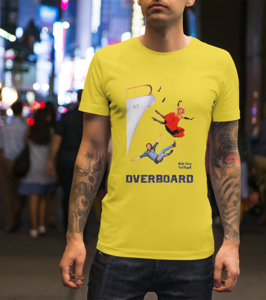 Overboard 1987 Goldie Hawn Kurt Russell Cruise Scene T-Shirt