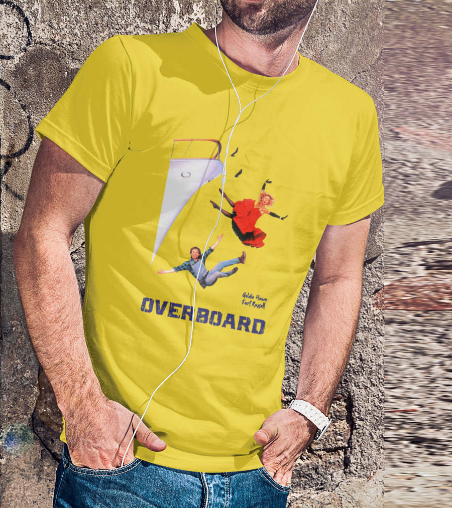 Overboard 1987 Goldie Hawn Kurt Russell Cruise Scene T-Shirt