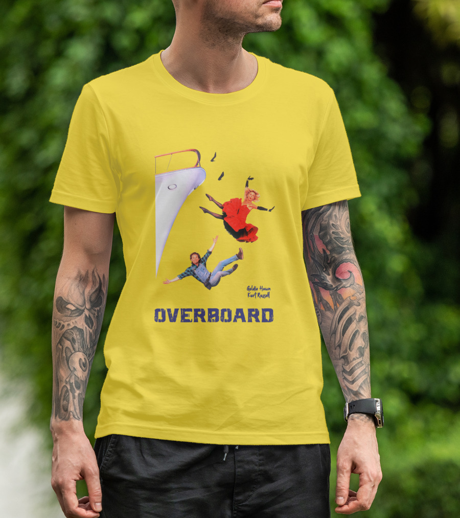 Overboard 1987 Goldie Hawn Kurt Russell Cruise Scene T-Shirt