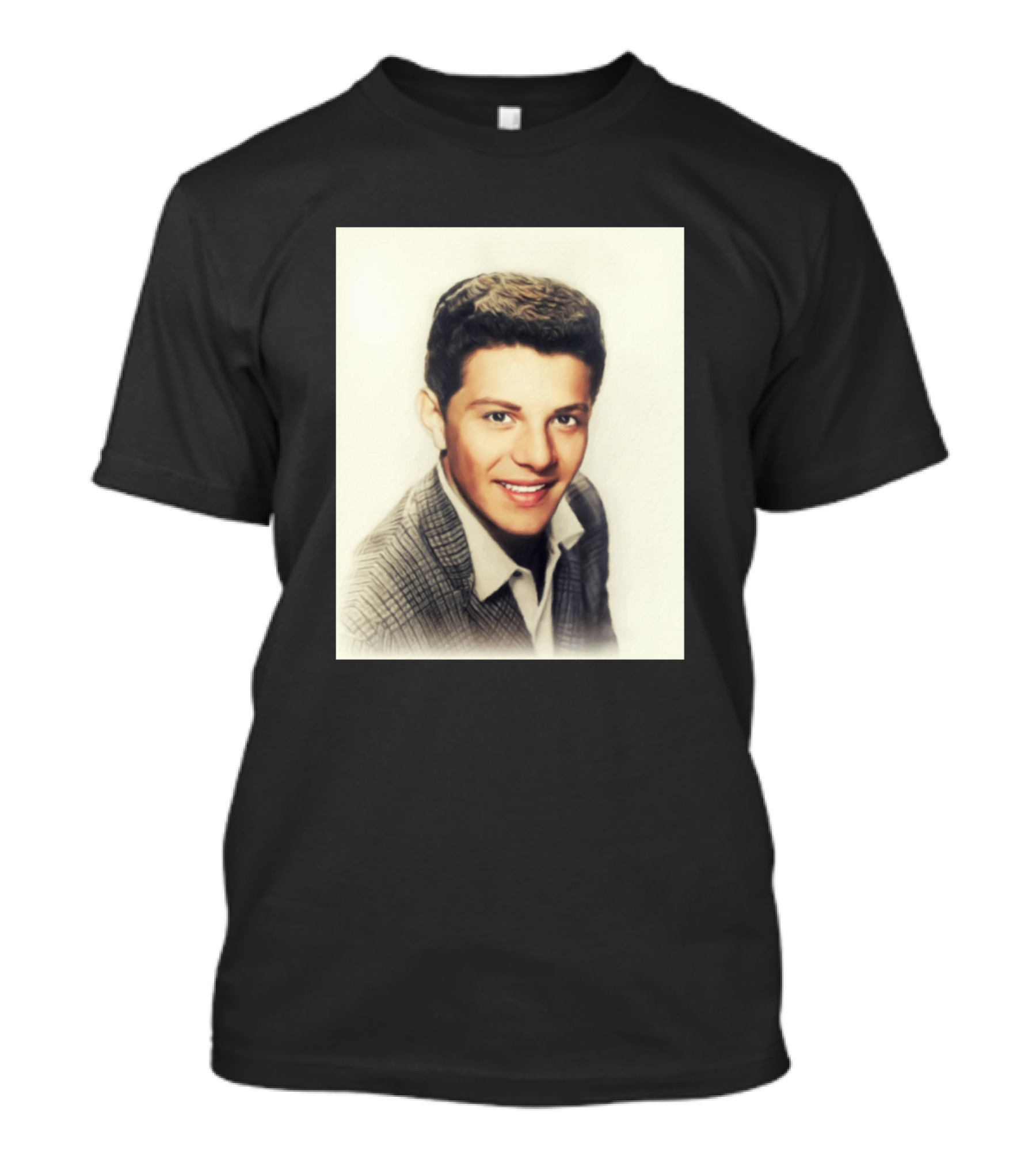 Frankie Avalon Music Legend Classic Portrait T-Shirt