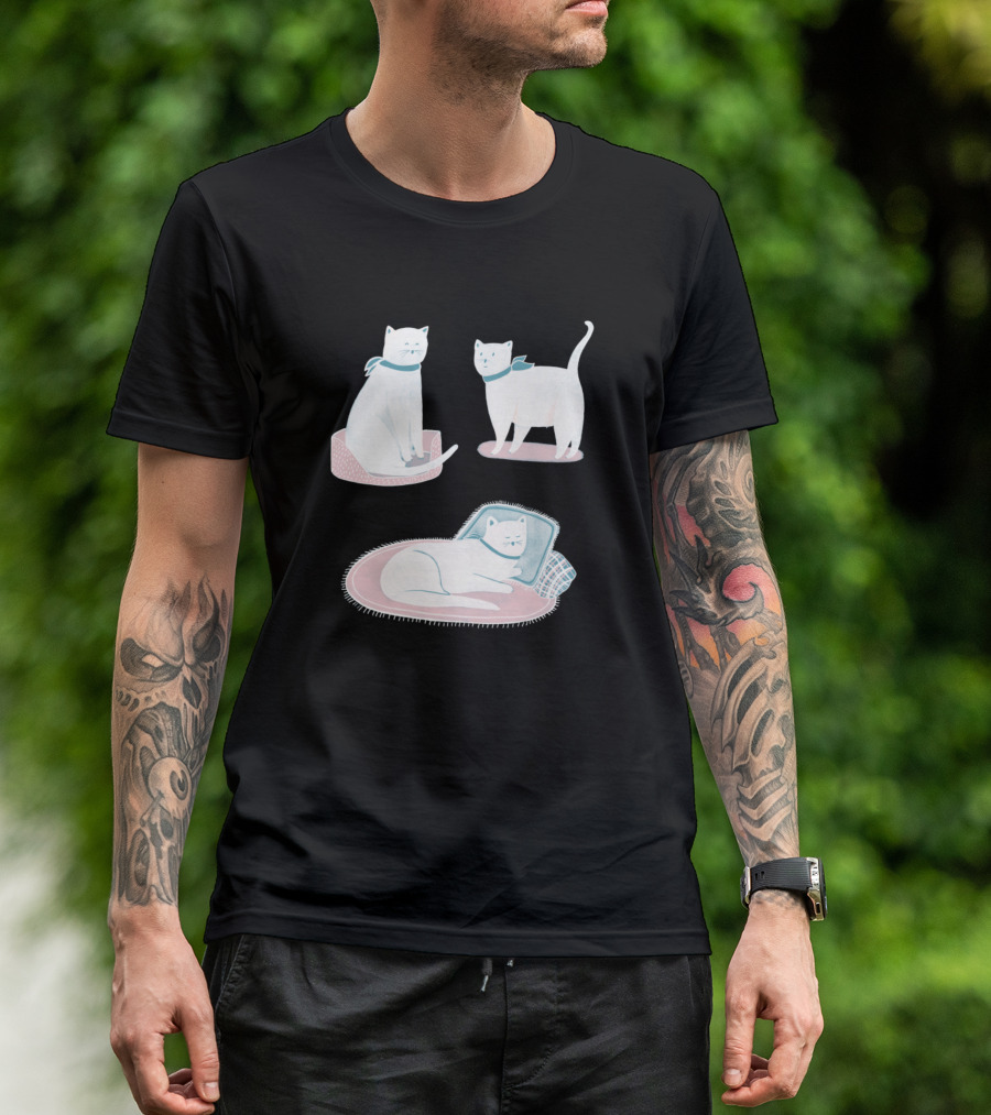 Kitty Cats On Cozy Cushions T-Shirt