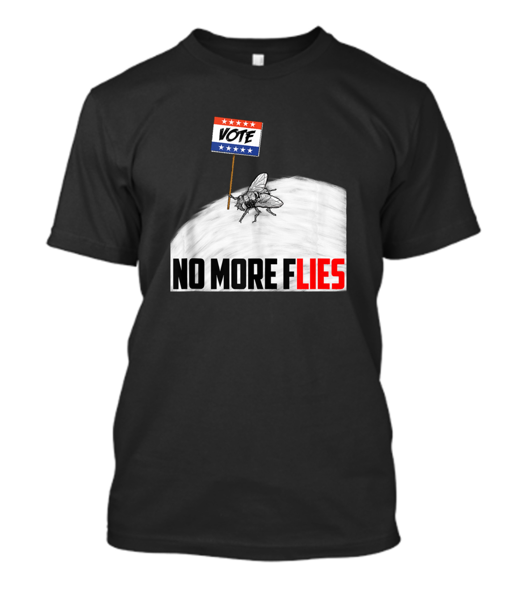 Vote No More Lies Pence Debate Fly T-Shirt