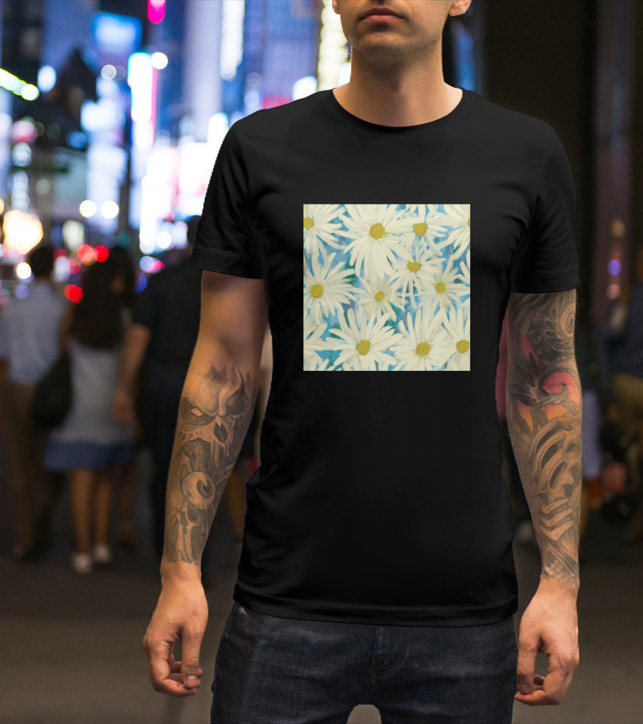 Rown Daisy White Floral T-Shirt
