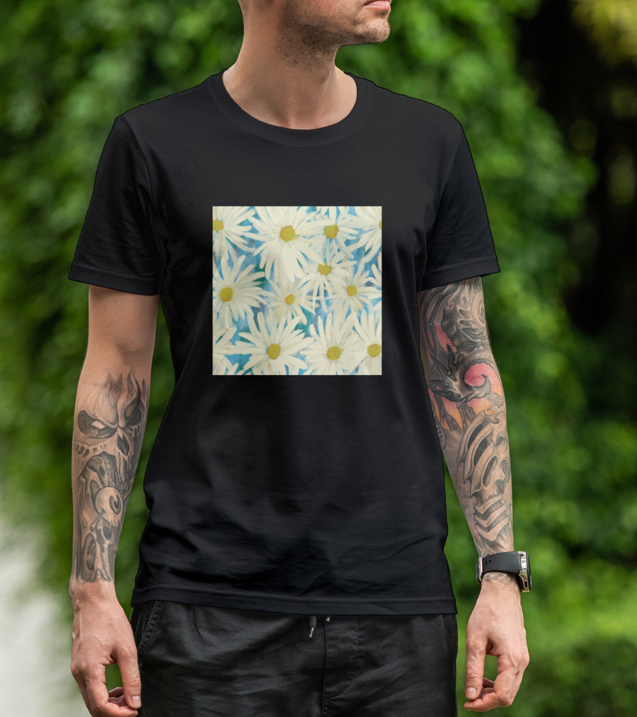 Rown Daisy White Floral T-Shirt