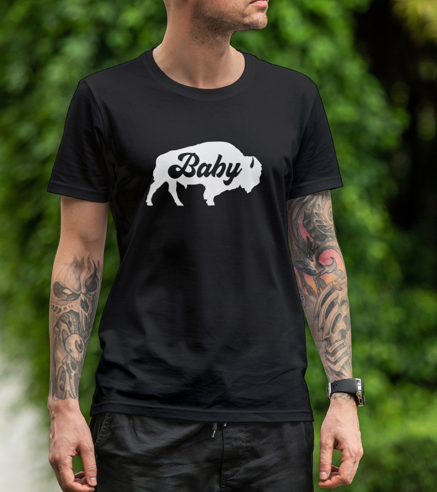 Baby Bison Family Love T-Shirt