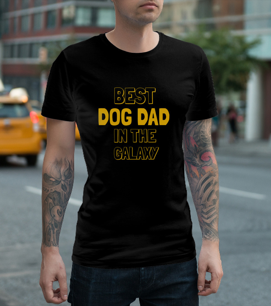 Best Dog Dad in the Galaxy T-Shirt