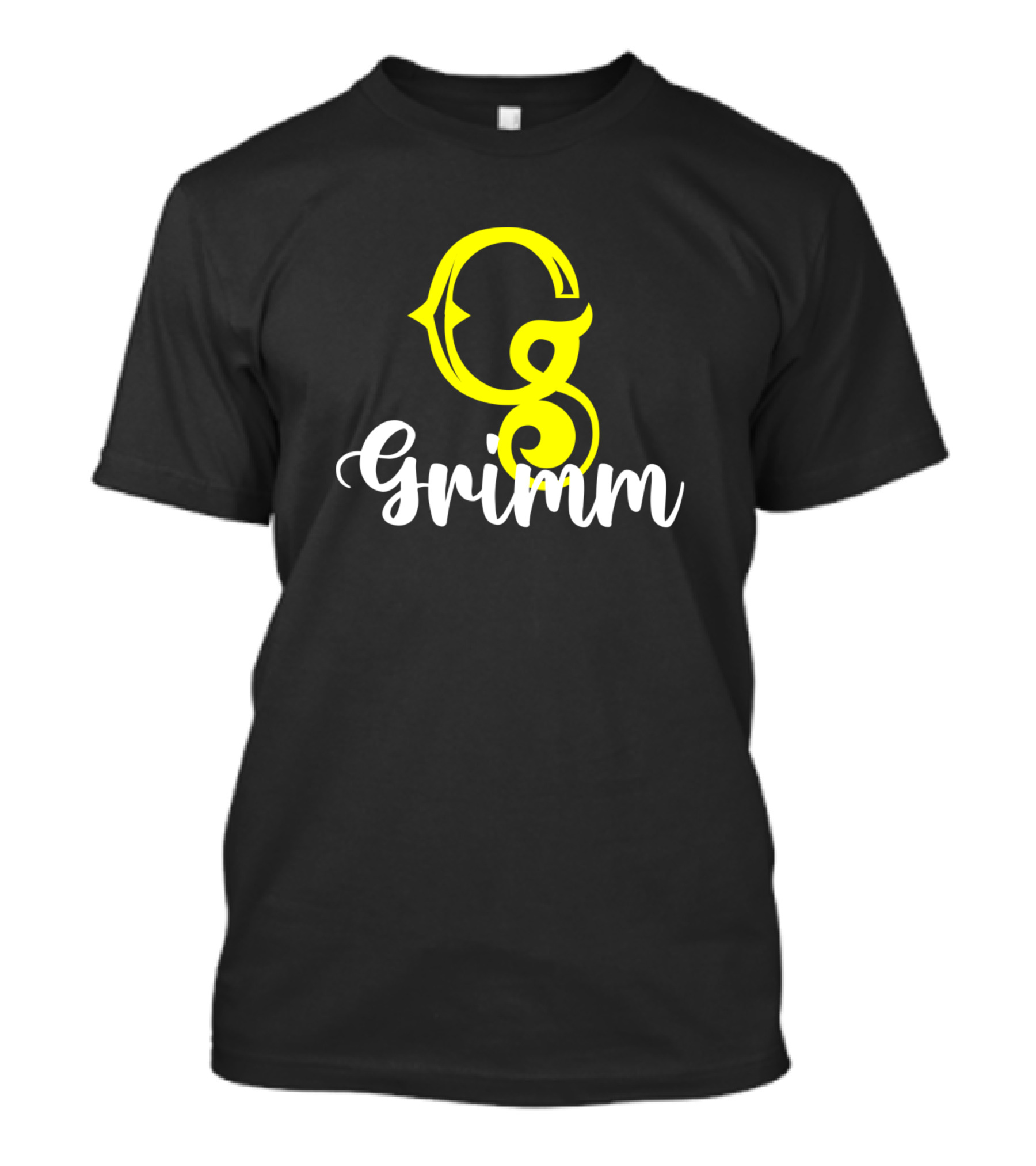 Im A Grimm Surname Second Name Yellow Star G T-Shirt