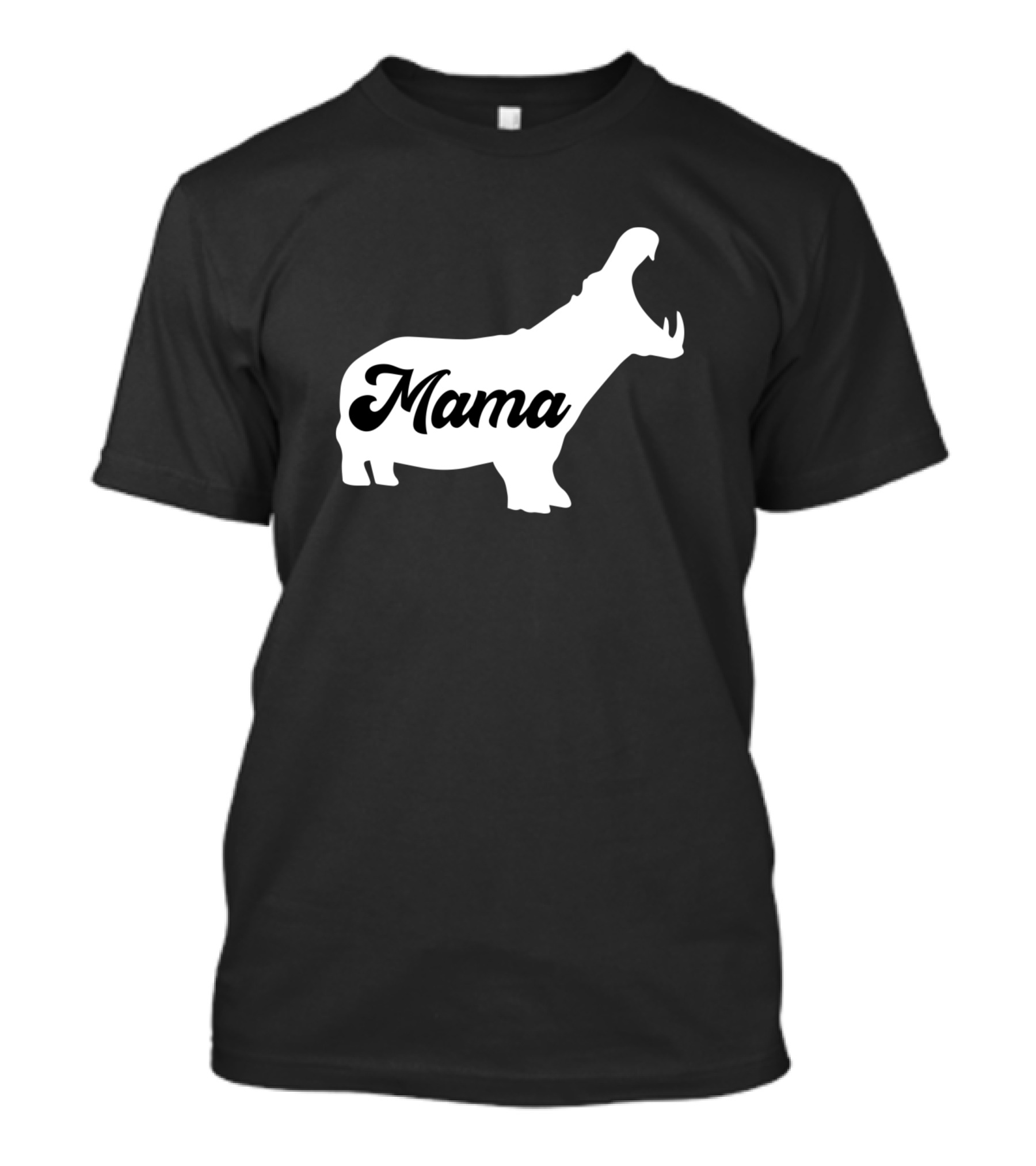 Mama Hippopotamus Love Family T-Shirt